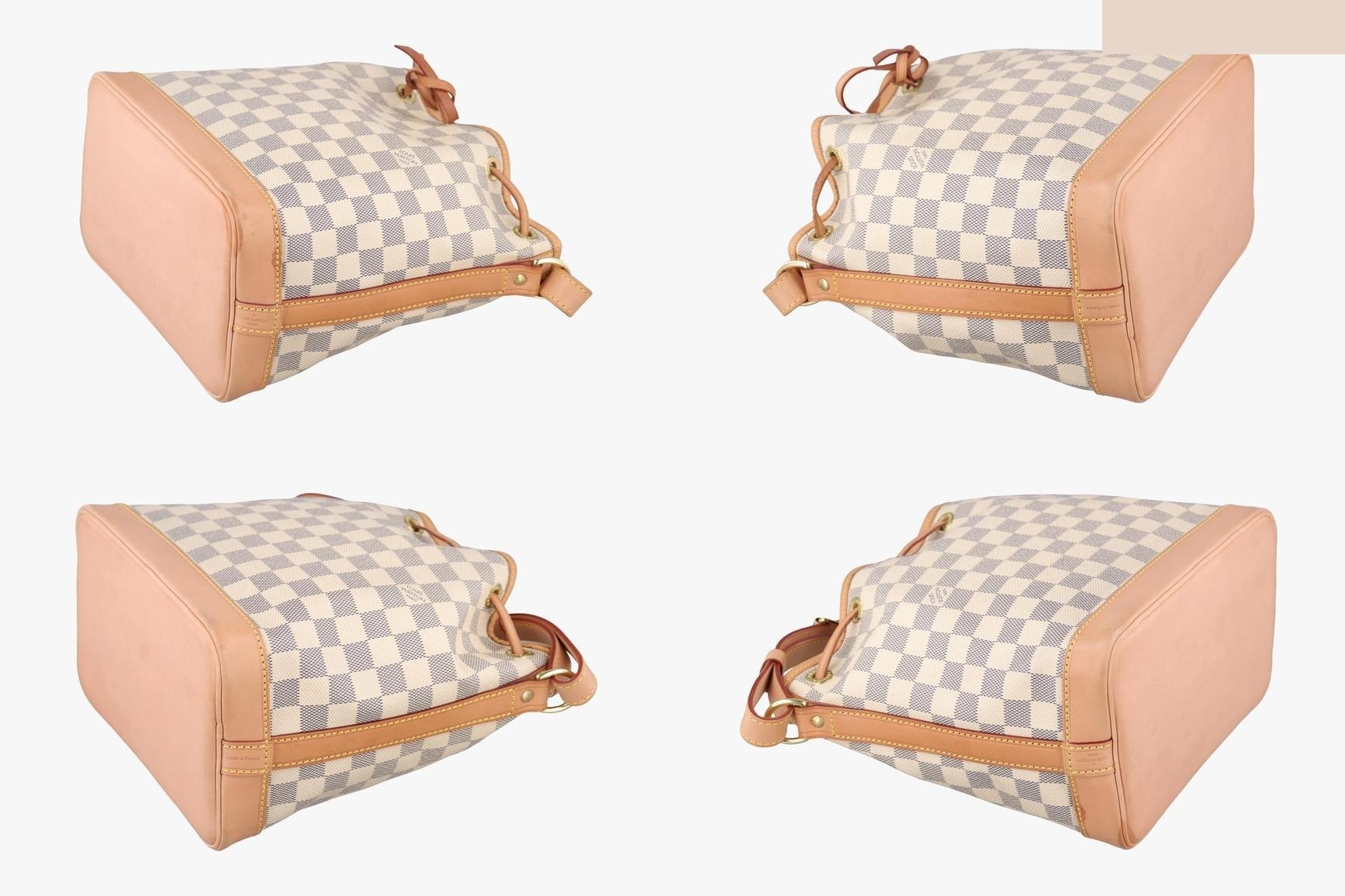 Noe BB Damier Canvas Azur — view 4