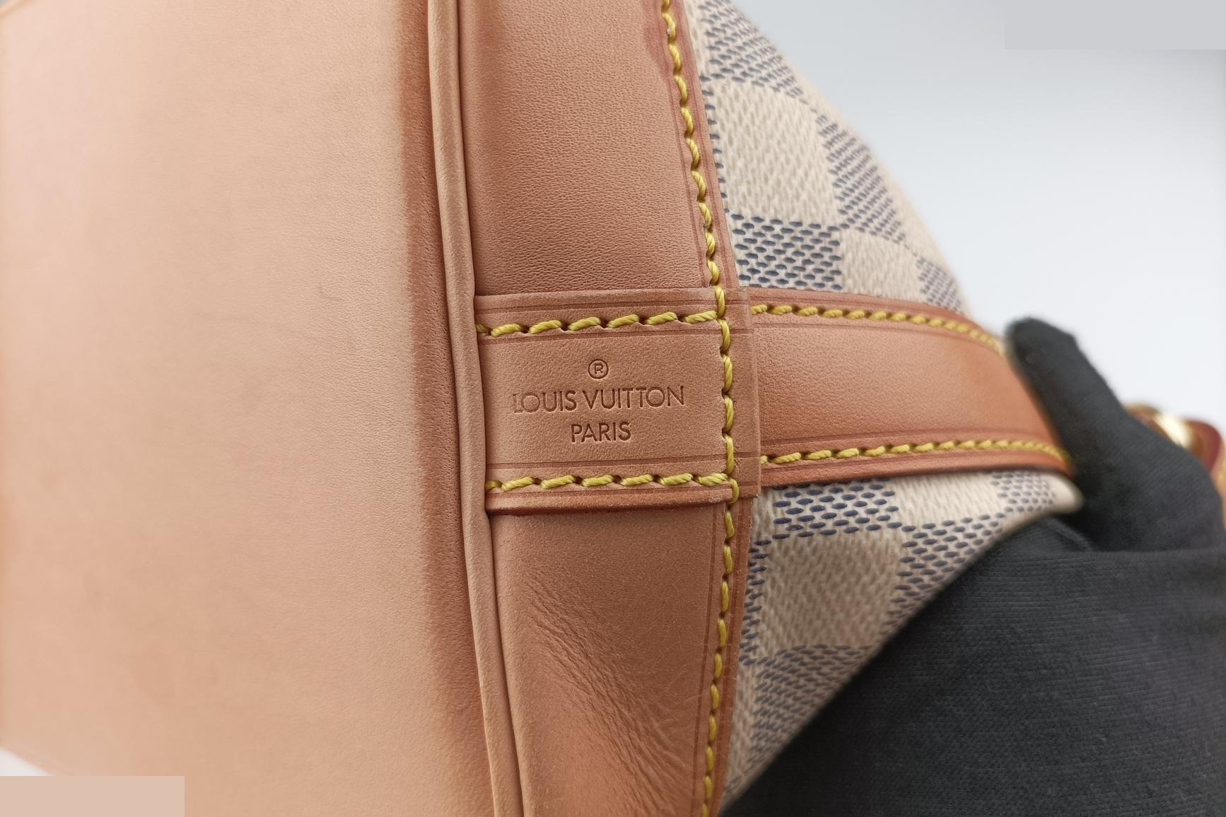 Noe BB Damier Canvas Azur — view 7