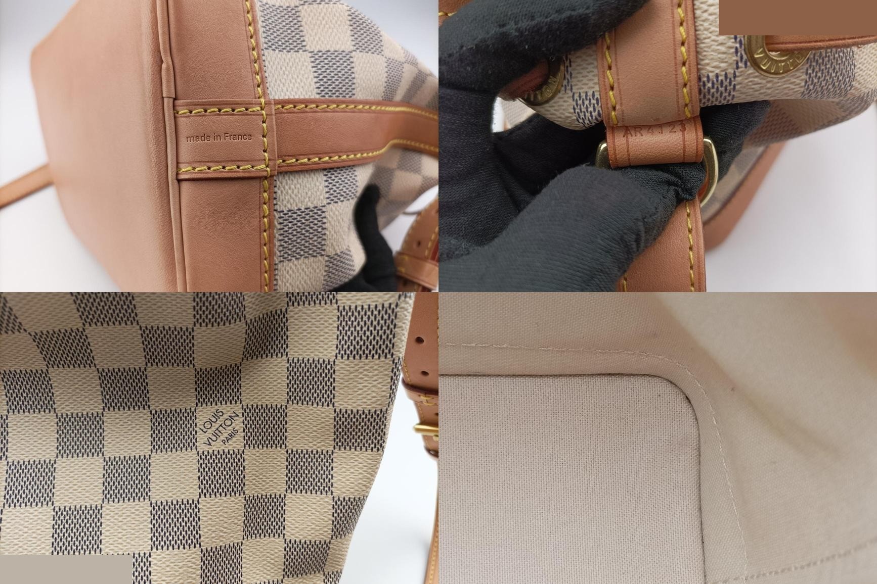 Noe BB Damier Canvas Azur — view 8