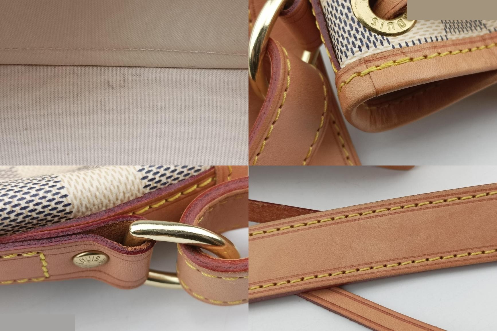 Noe BB Damier Canvas Azur — view 9