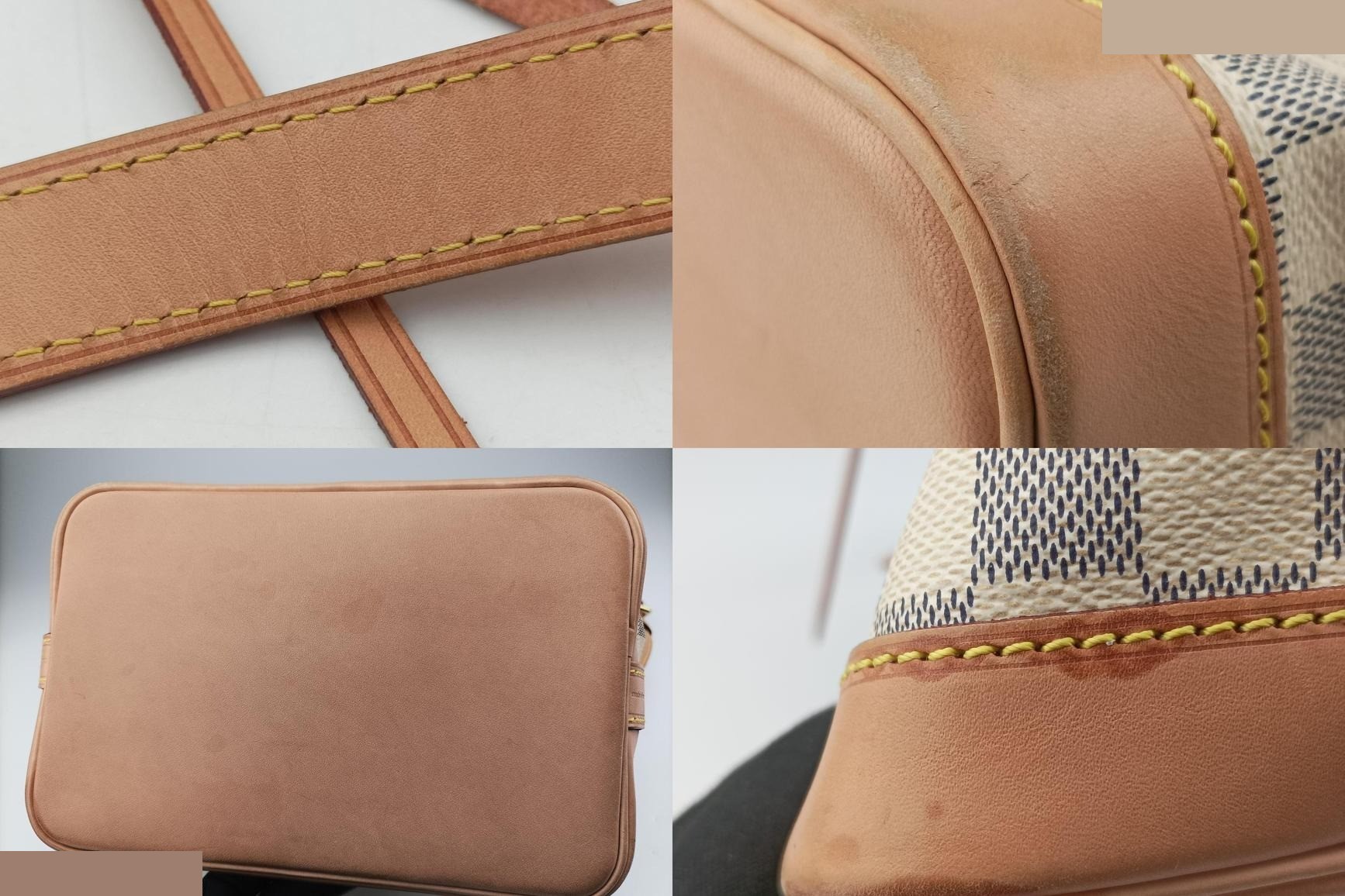 Noe BB Damier Canvas Azur — view 10