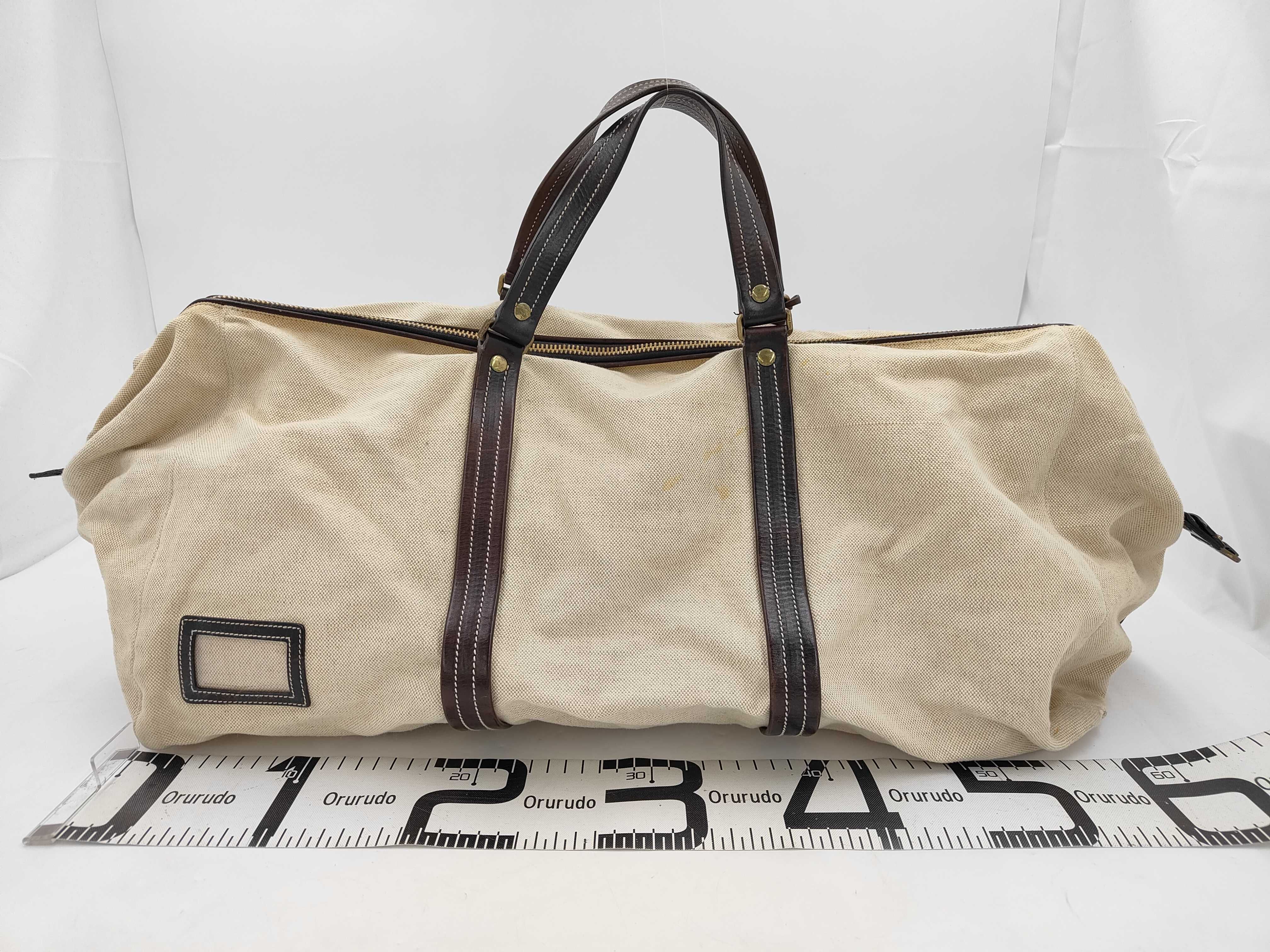 Leather Canvas Boston Bag (Y2K Archive Boston Bag) — view 2
