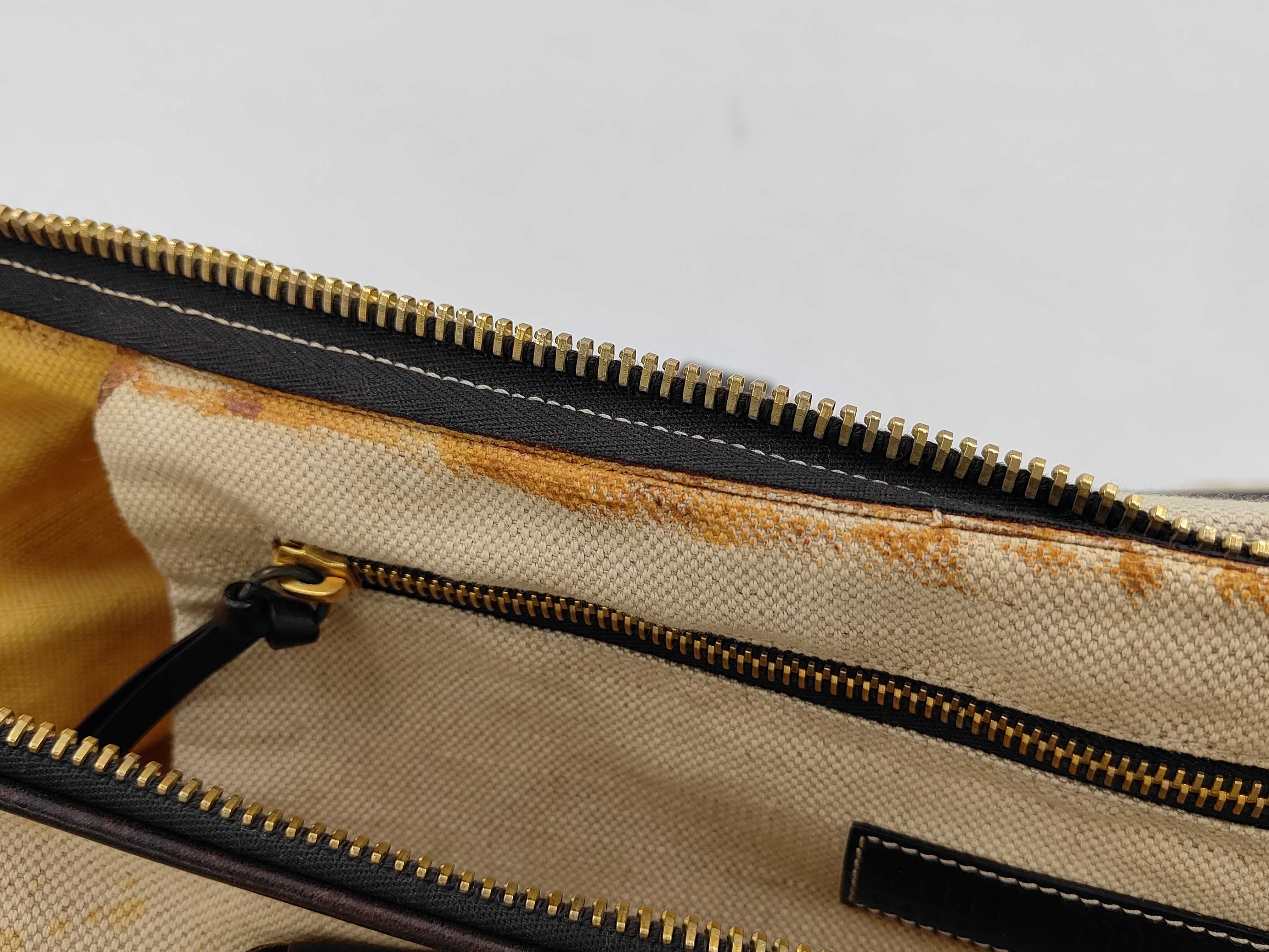 Leather Canvas Boston Bag (Y2K Archive Boston Bag) — view 11