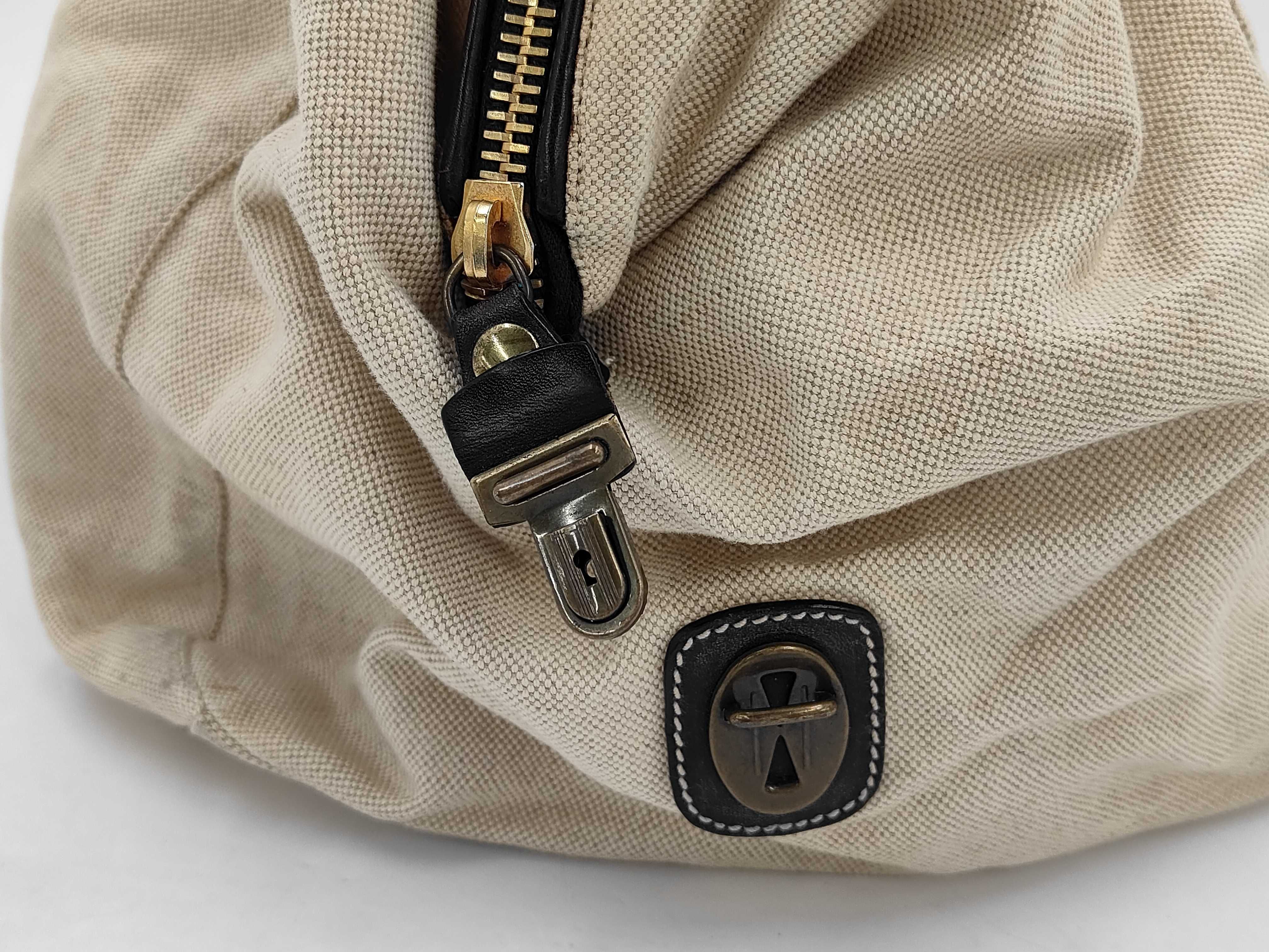 Leather Canvas Boston Bag (Y2K Archive Boston Bag) — view 8