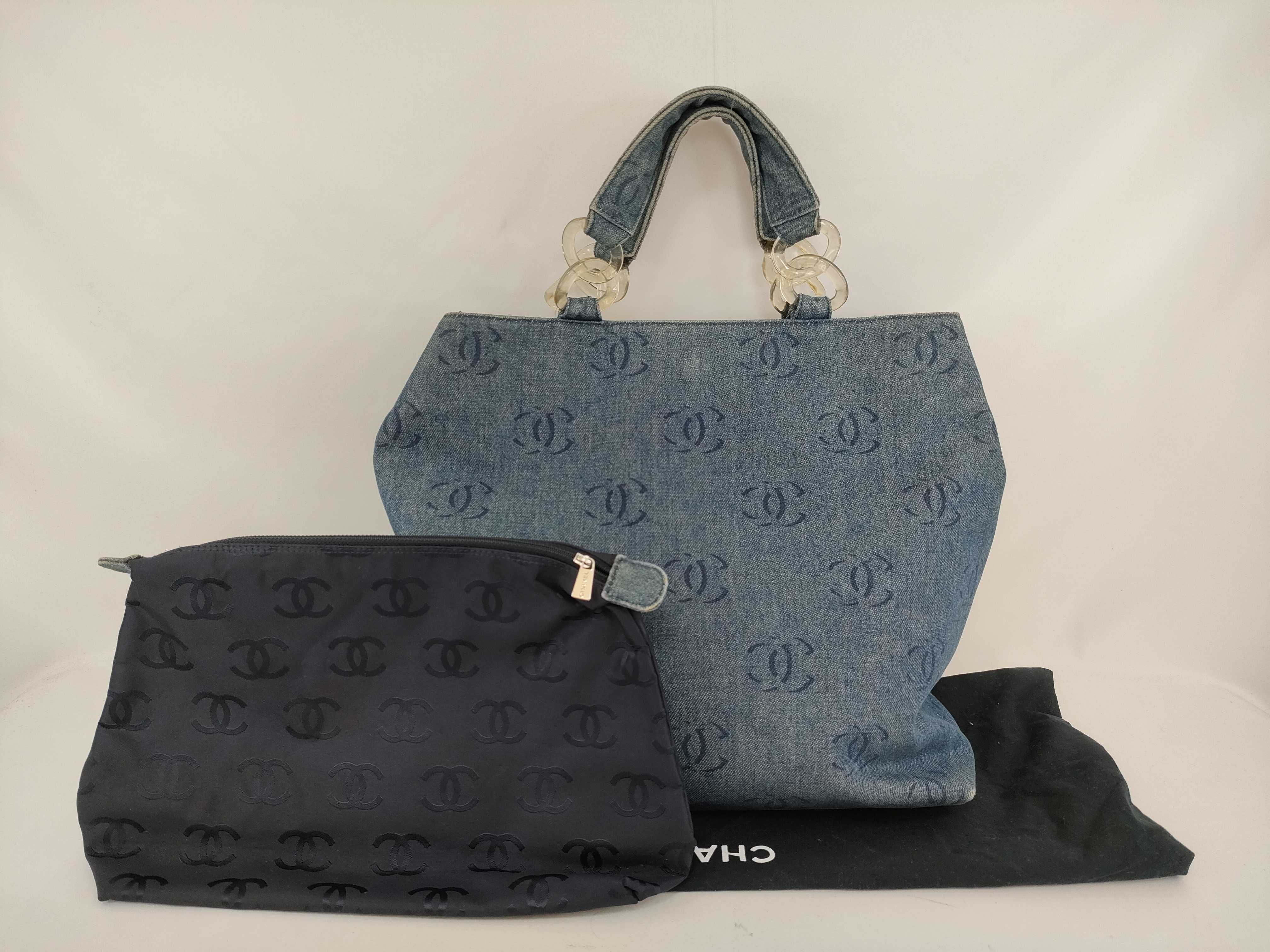 denim tote bag