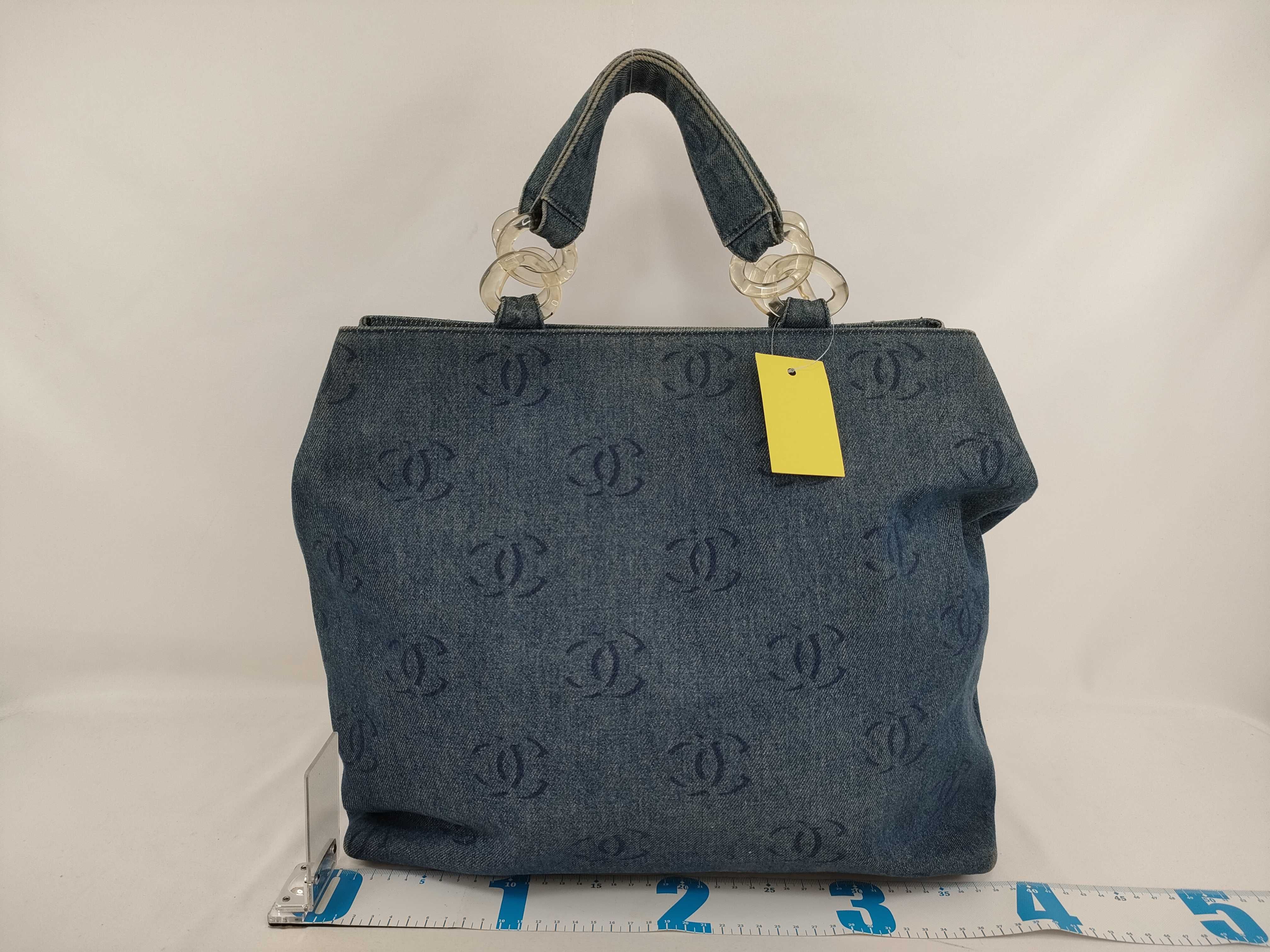 denim tote bag — view 2