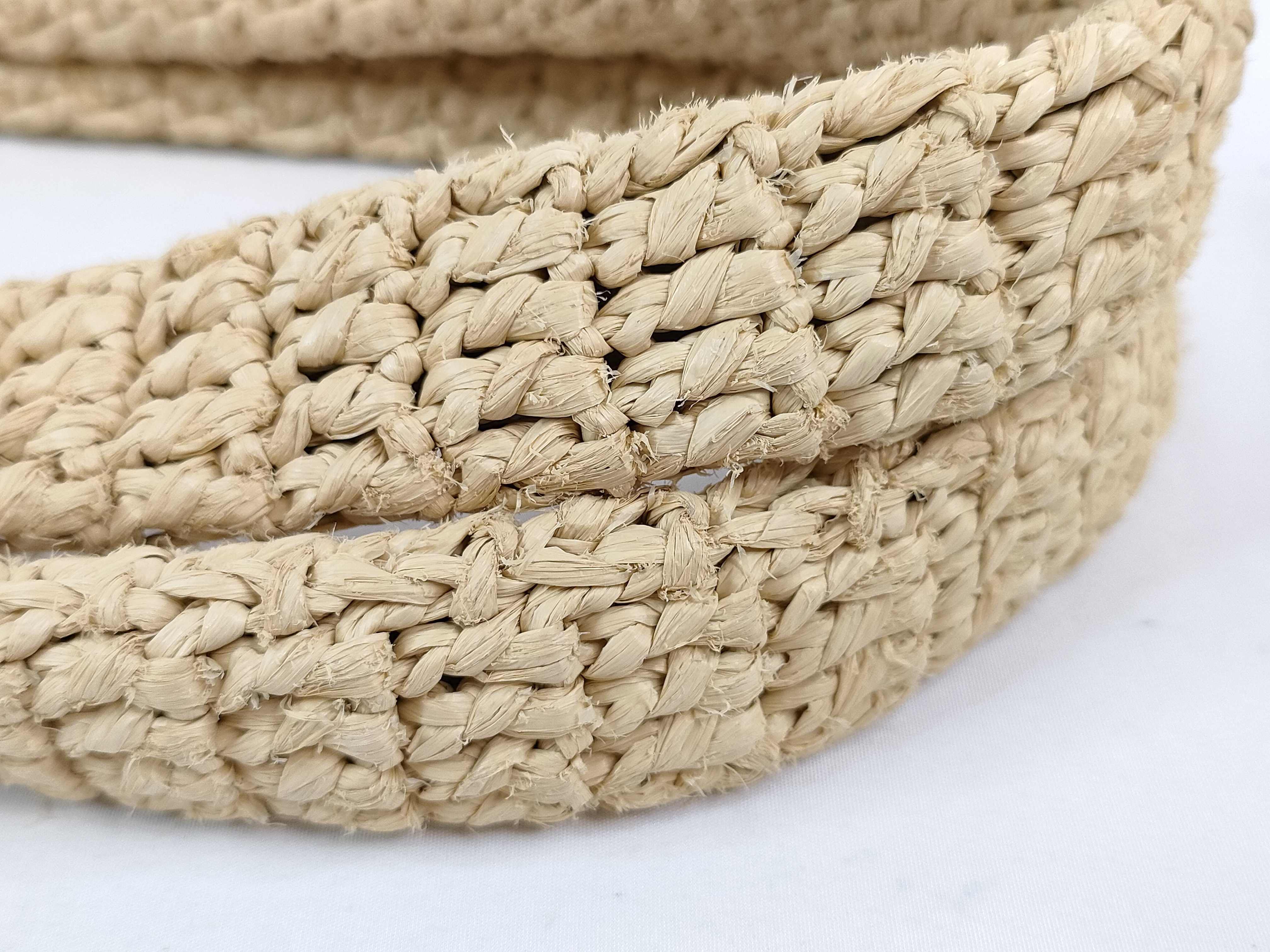 DU- Paris Rive Gauche Raffia Tote Bag Beige 688864 Tote Bag — view 4