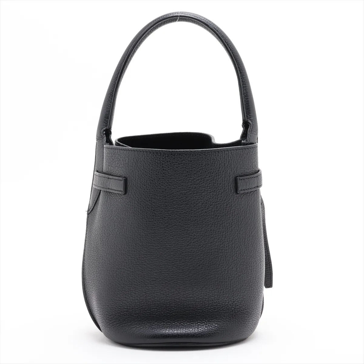 Big Bag Bucket Nano Leather 2-Way Handbag Black — view 2