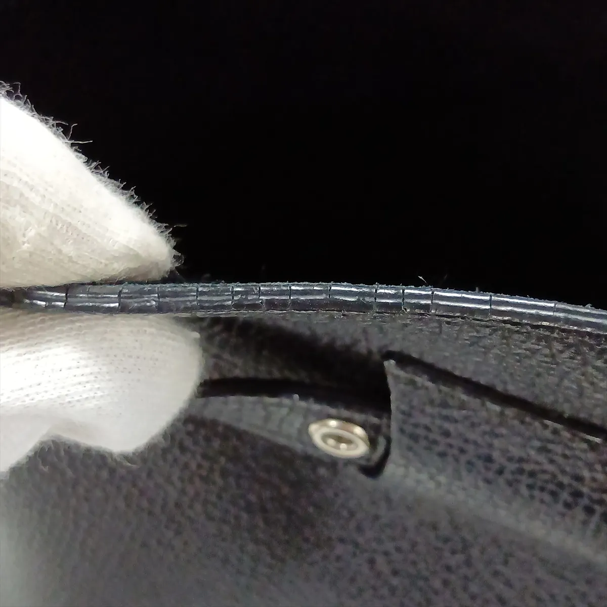 Big Bag Bucket Nano Leather 2-Way Handbag Black — view 10