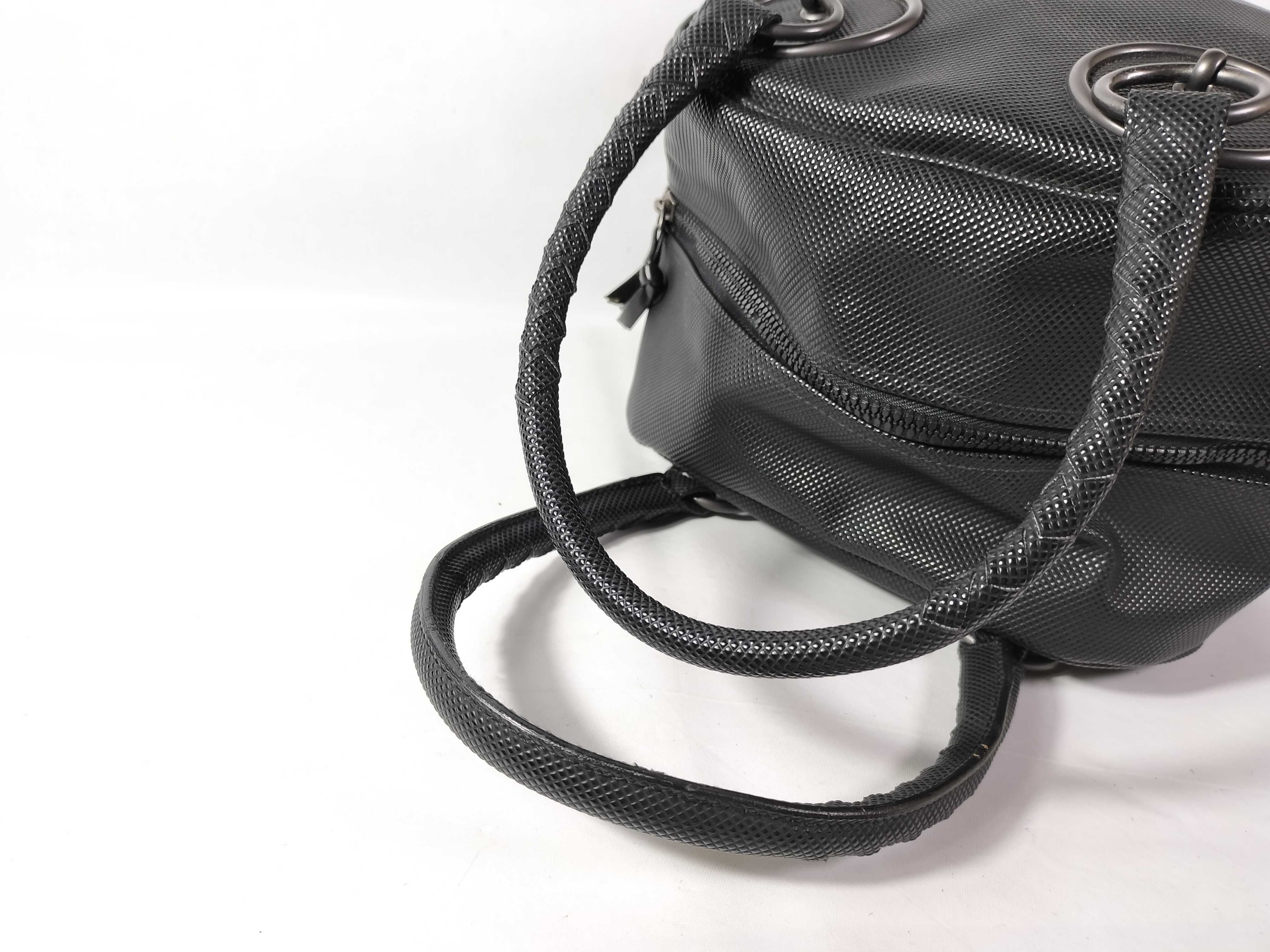 Nylon Handbag, Black — view 3