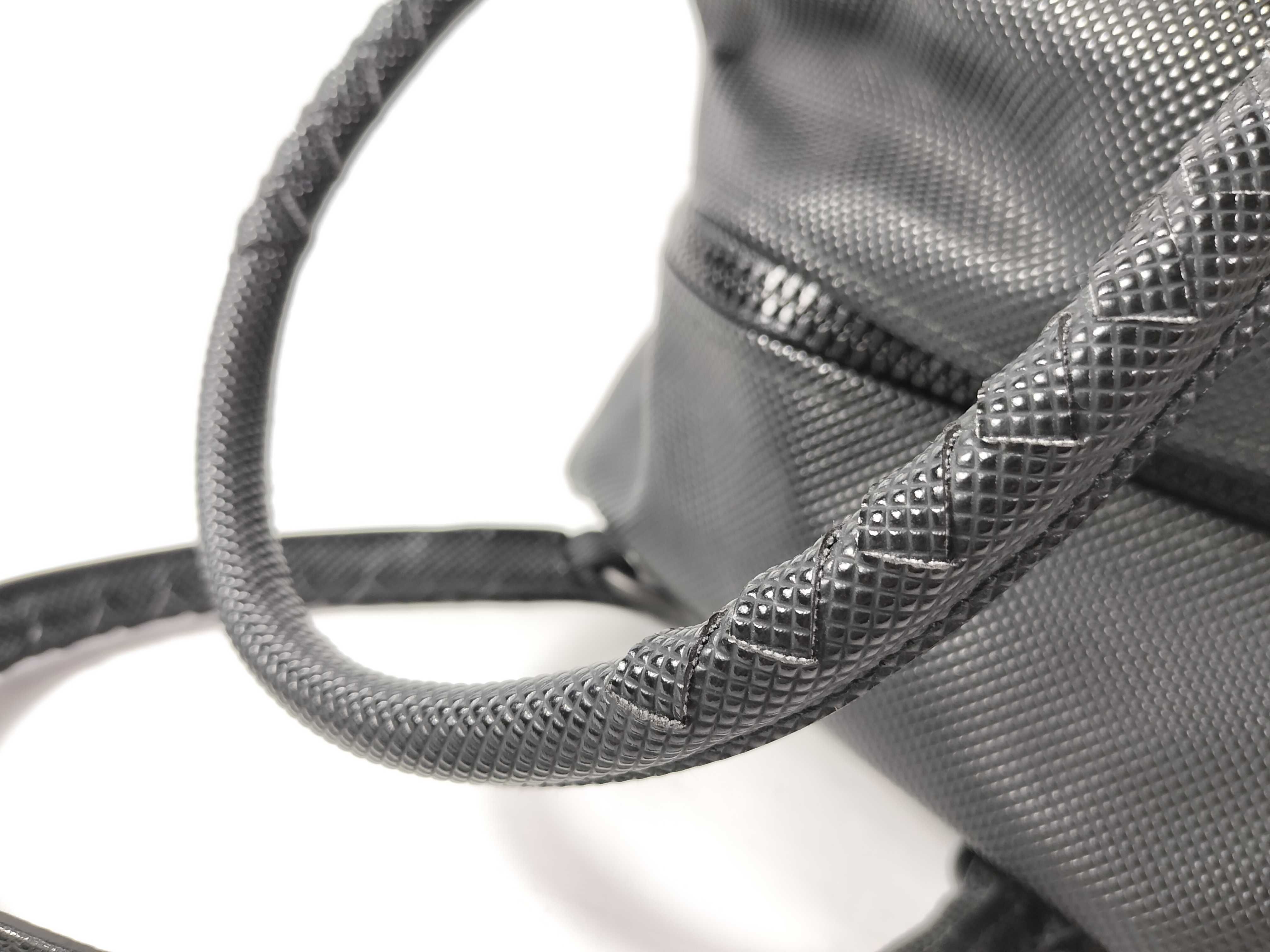 Nylon Handbag, Black — view 5