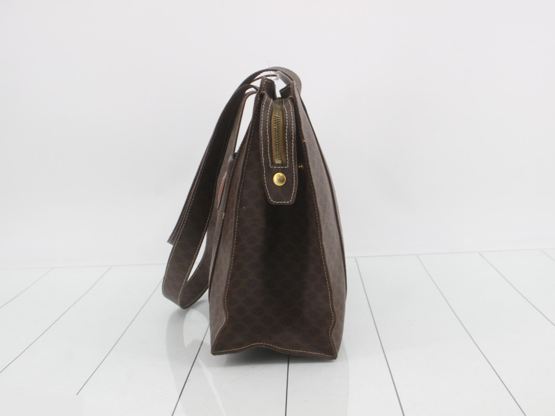 Macadam PVC Tote Bag, Brown — view 3