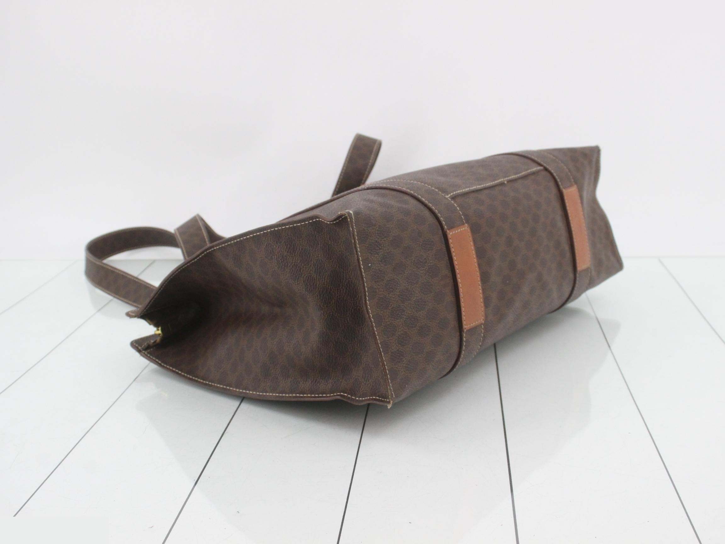 Macadam PVC Tote Bag, Brown — view 5