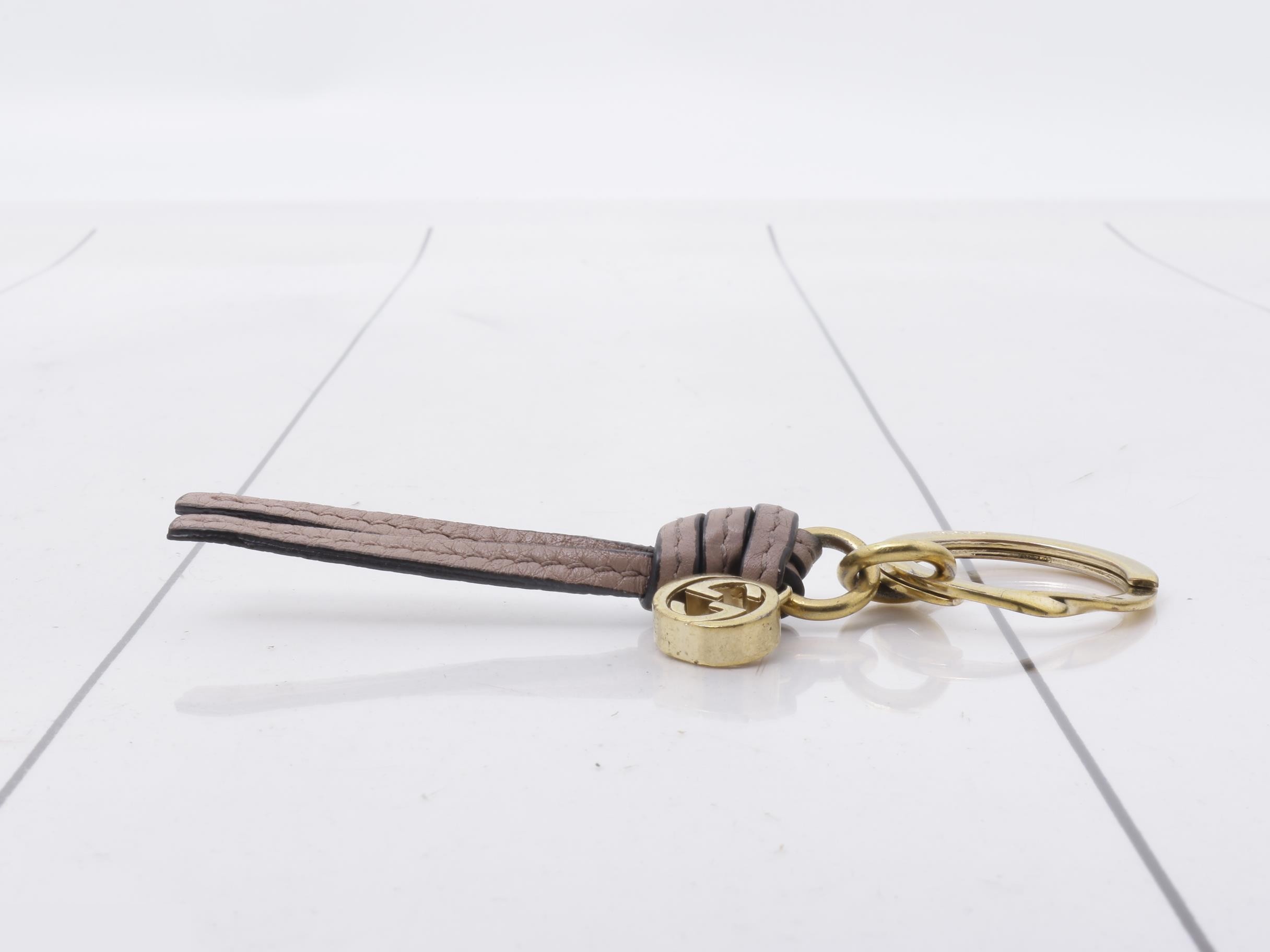 Interlocking Keyring Leather — view 3