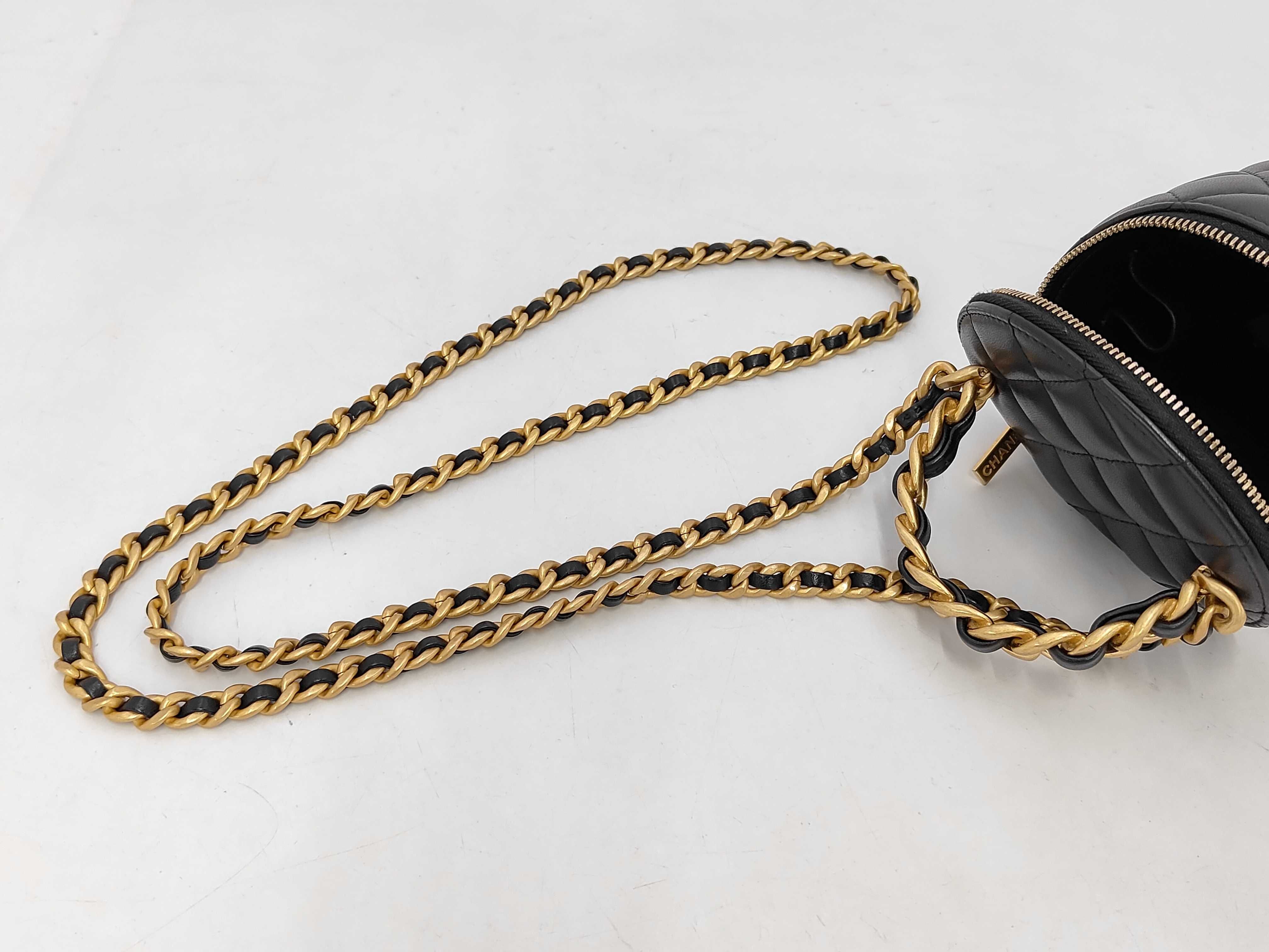 Matelassé Mini Vanity Pouch Chain Shoulder Bag — view 5