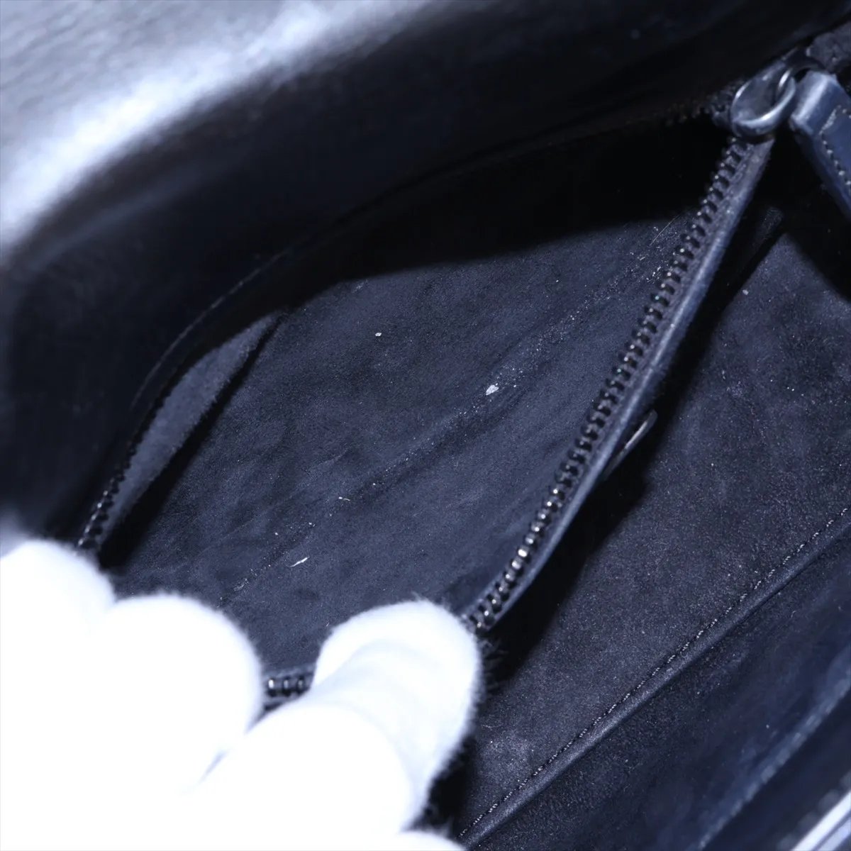 My Lady Dior Leather 2-Way Handbag, Black — view 9