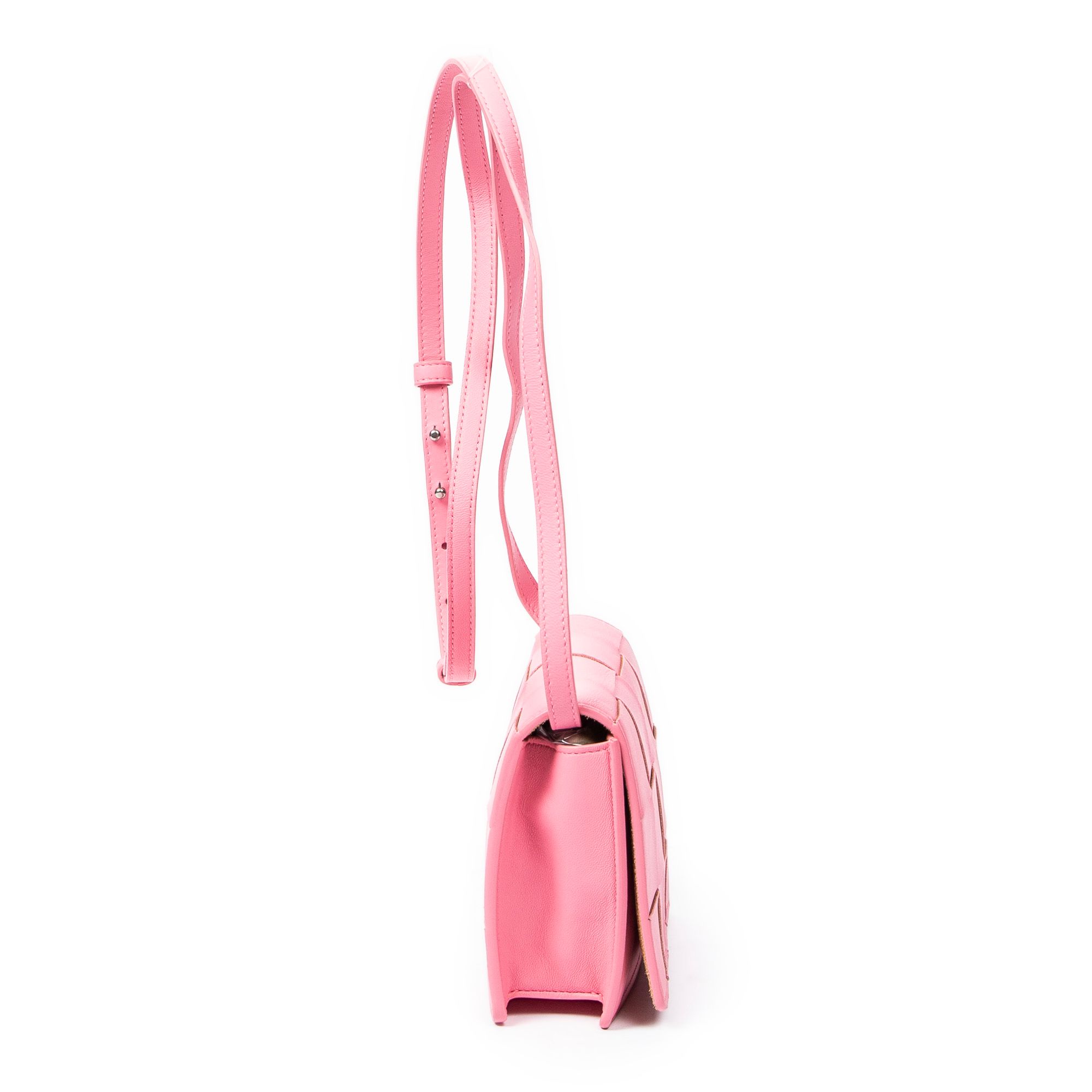 Mini Casette Crossbody  Intrecciato Leather — view 3