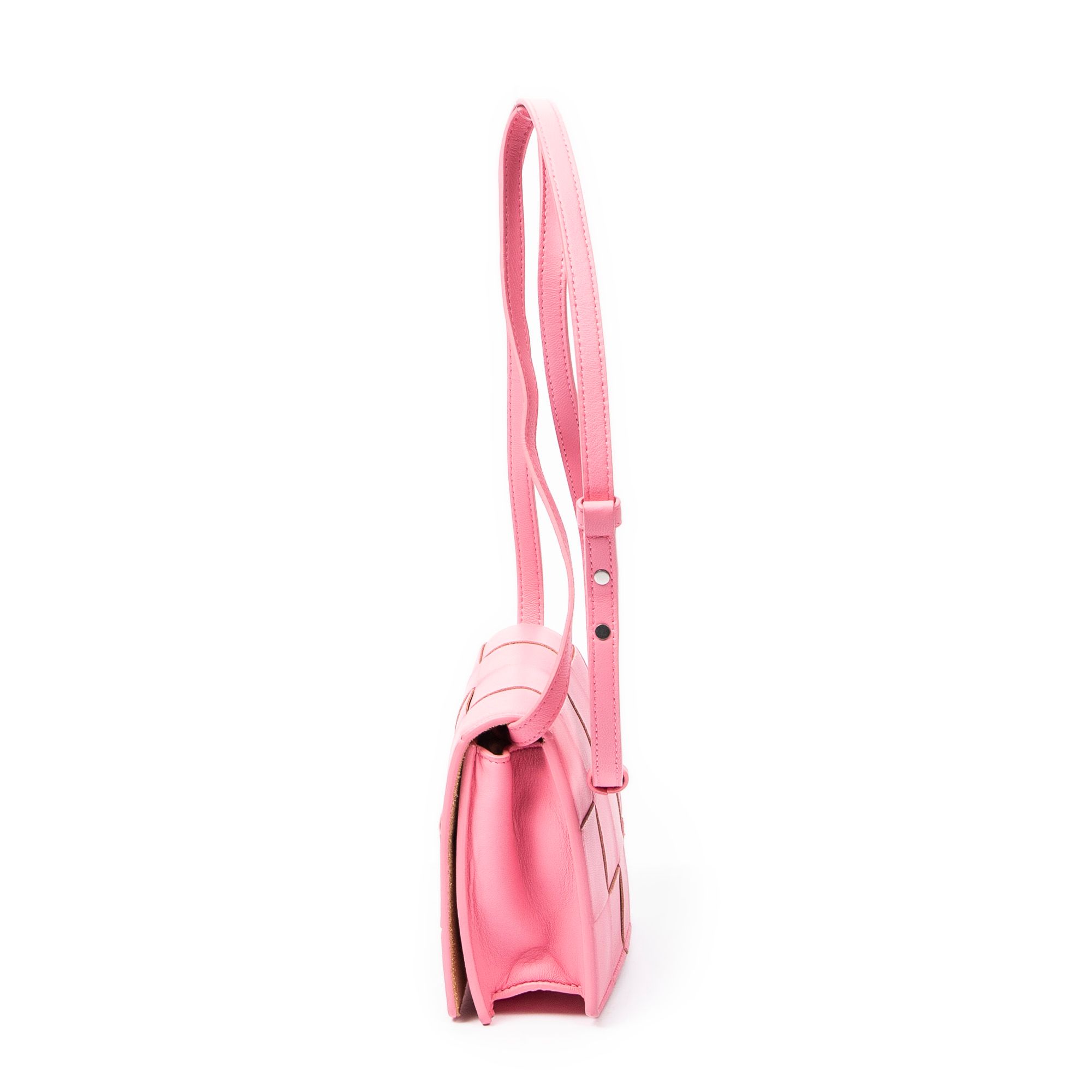 Mini Casette Crossbody  Intrecciato Leather — view 4