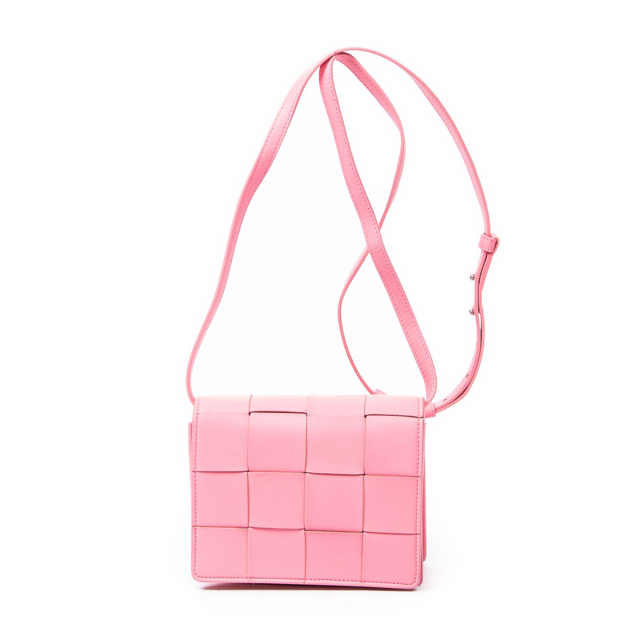Mini Casette Crossbody  Intrecciato Leather — view 5