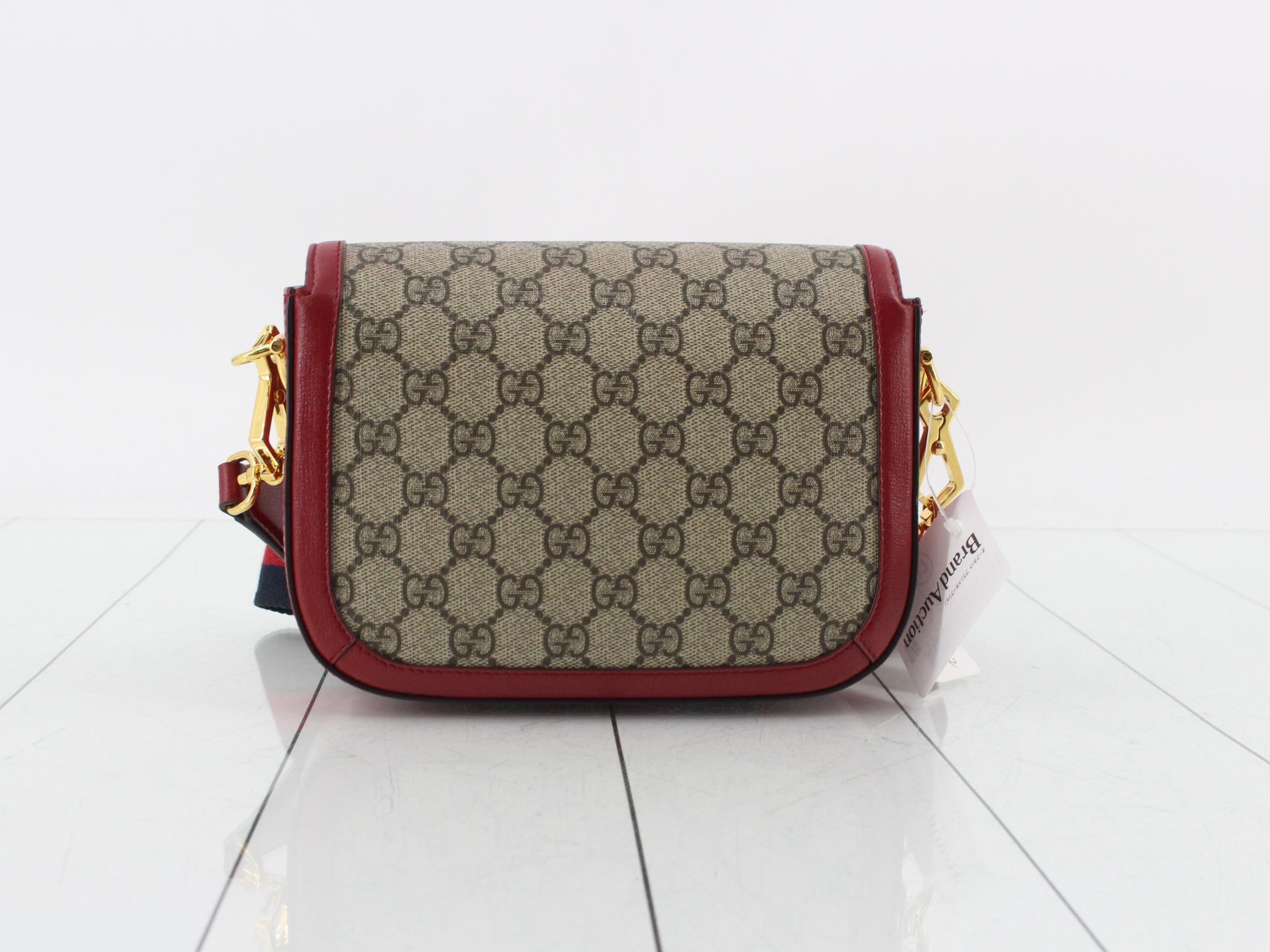 GG Supreme Horsebit 1955 Leather Shoulder Bag — view 2