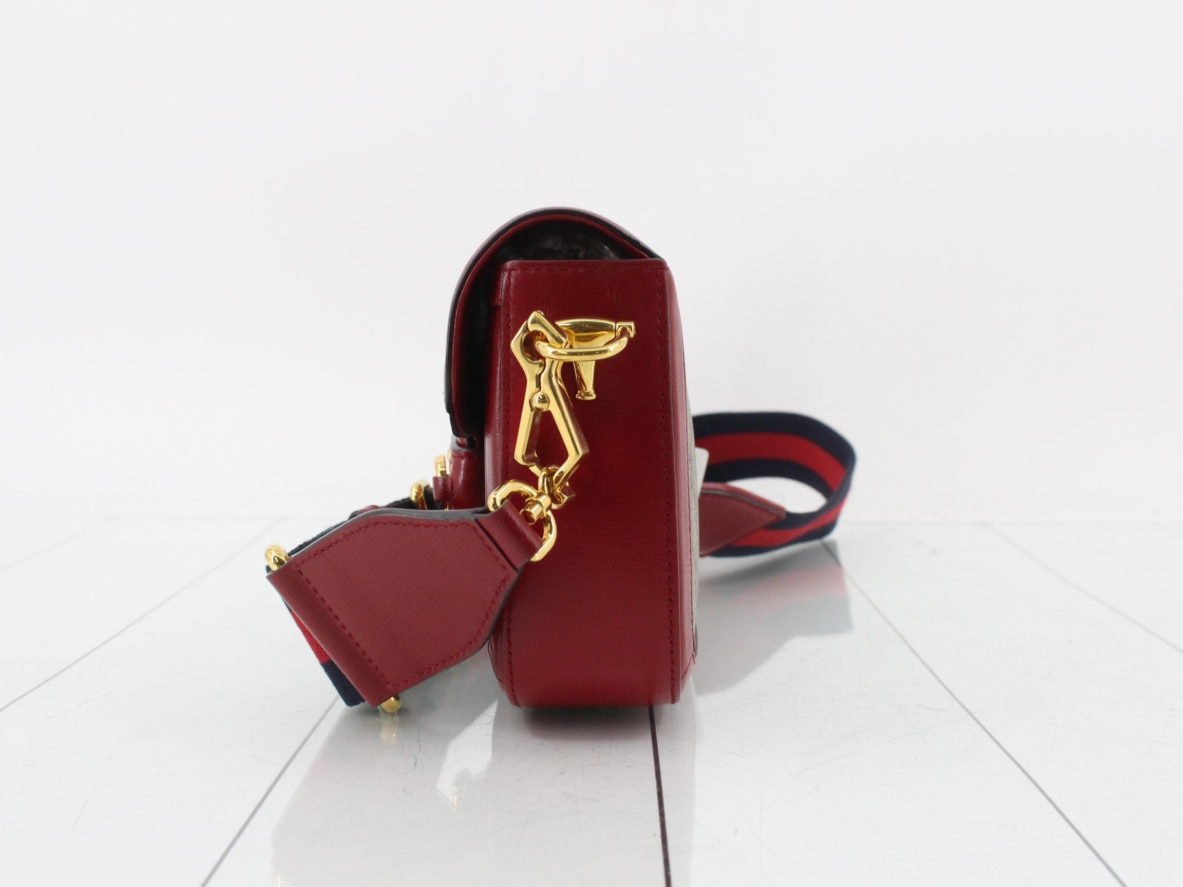 GG Supreme Horsebit 1955 Leather Shoulder Bag — view 3