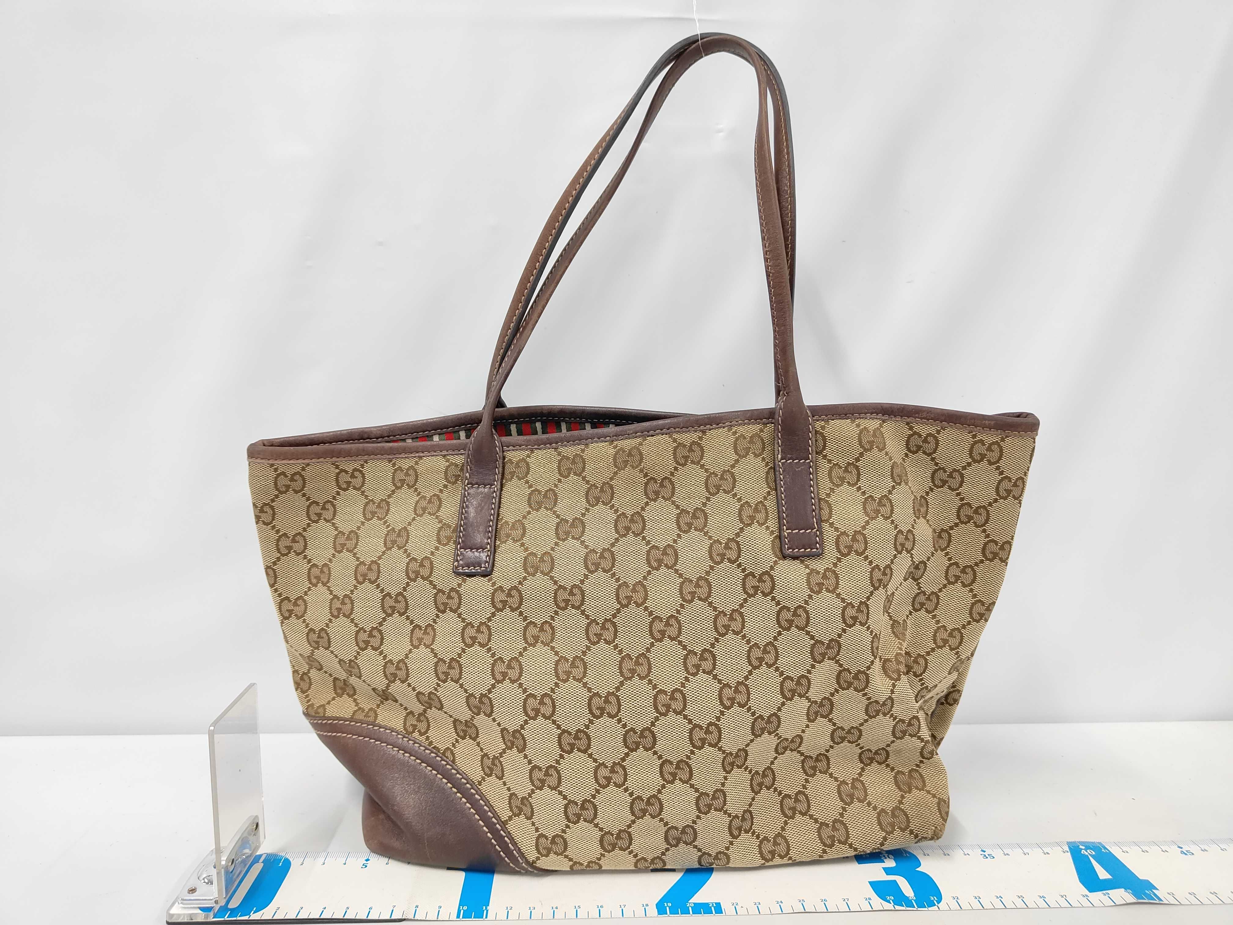 GG Canvas x Leather Shoulder Tote Bag — view 2