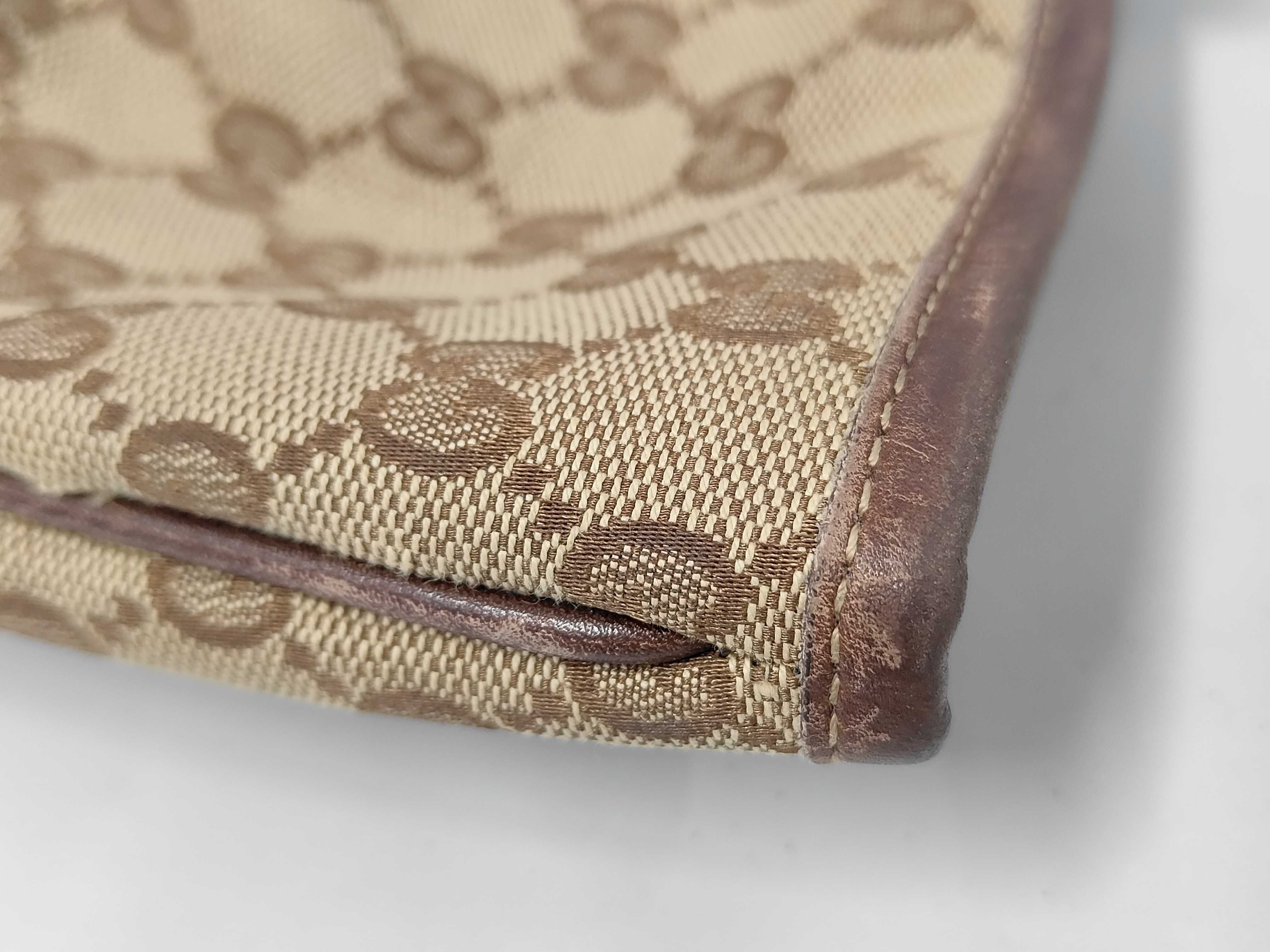 GG Canvas x Leather Shoulder Tote Bag — view 8