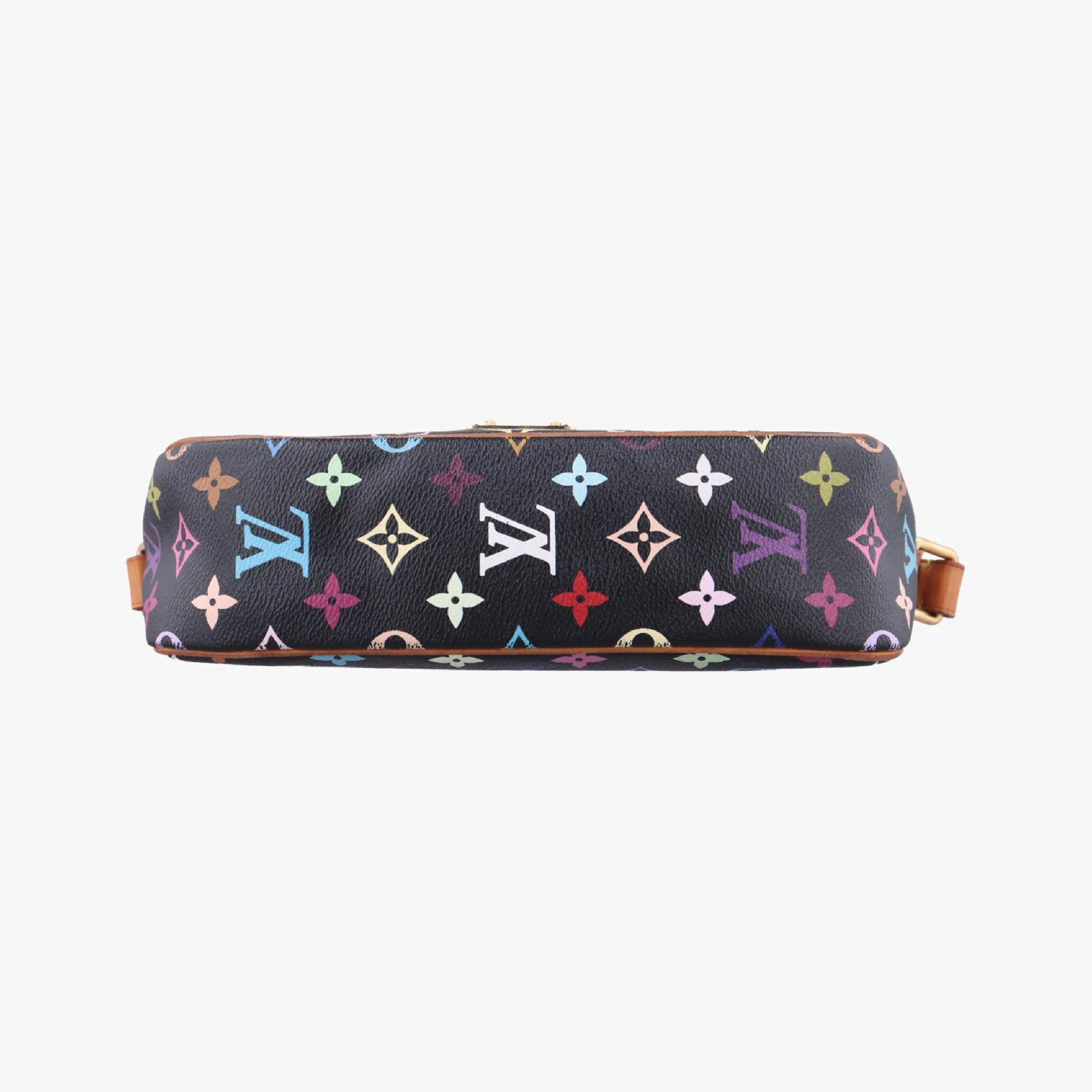 Sologne Noir Monogram Multicolor M92639 (Serial Number Unknown) Shoulder Bag — view 3