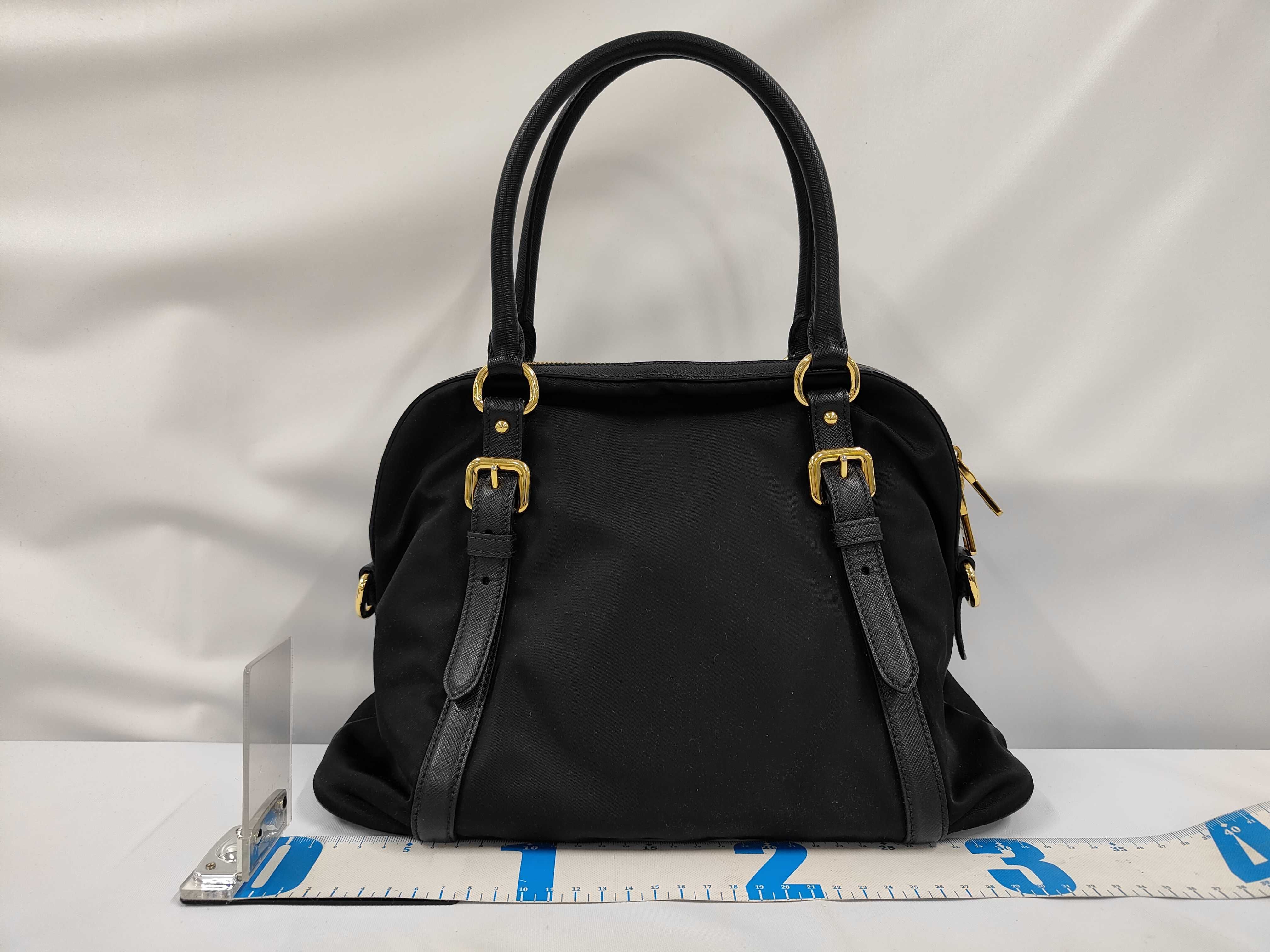 Tessuto Saffiano 2-way Handbag 1BB013 Accessories: Shoulder strap, dust bag, handbag — view 2
