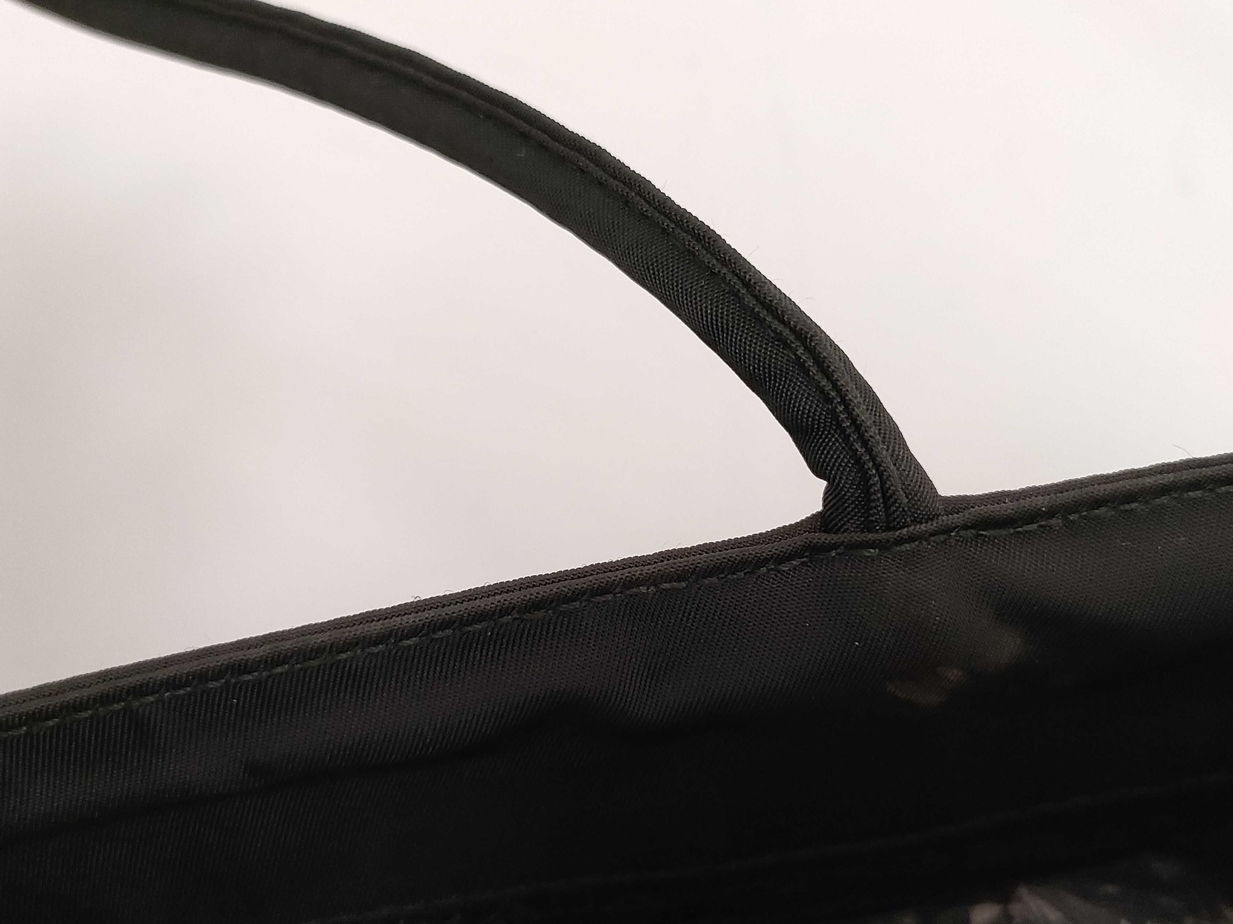 Nylon Prada Triangle Logo Tote Bag Nylon Black Tote Bag — view 7