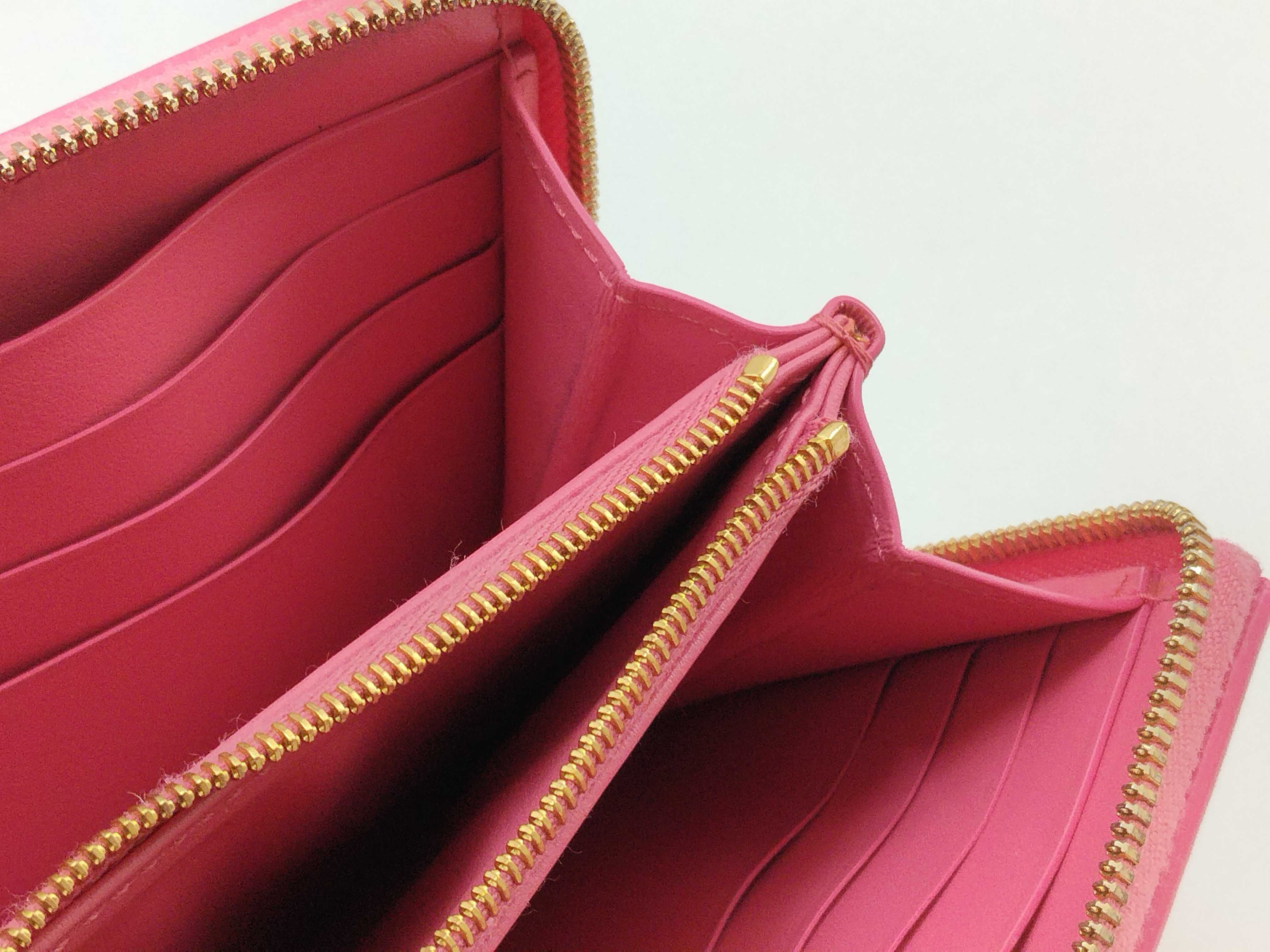 Intrecciato Long Wallet, Pink — view 11
