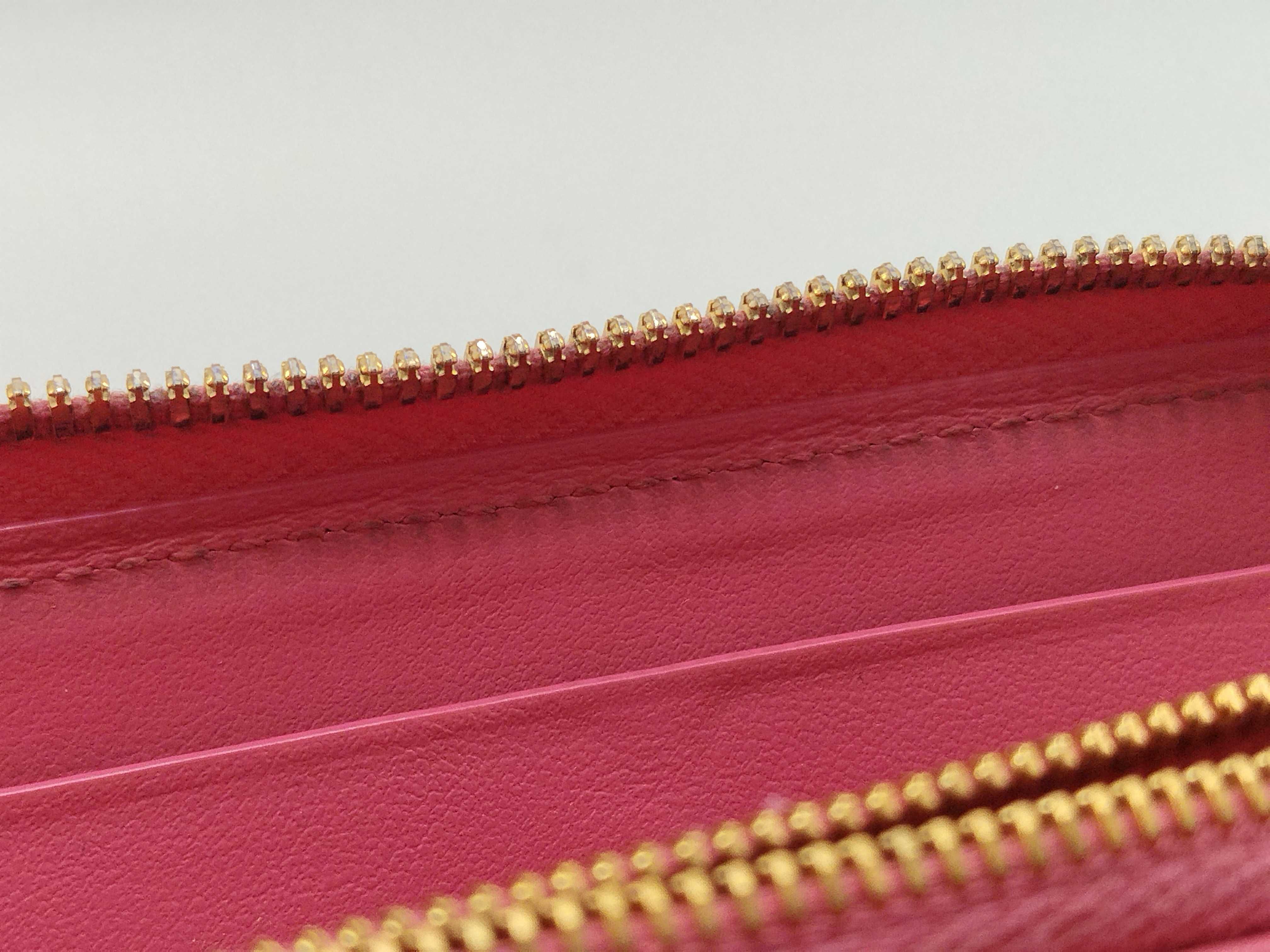Intrecciato Long Wallet, Pink — view 15