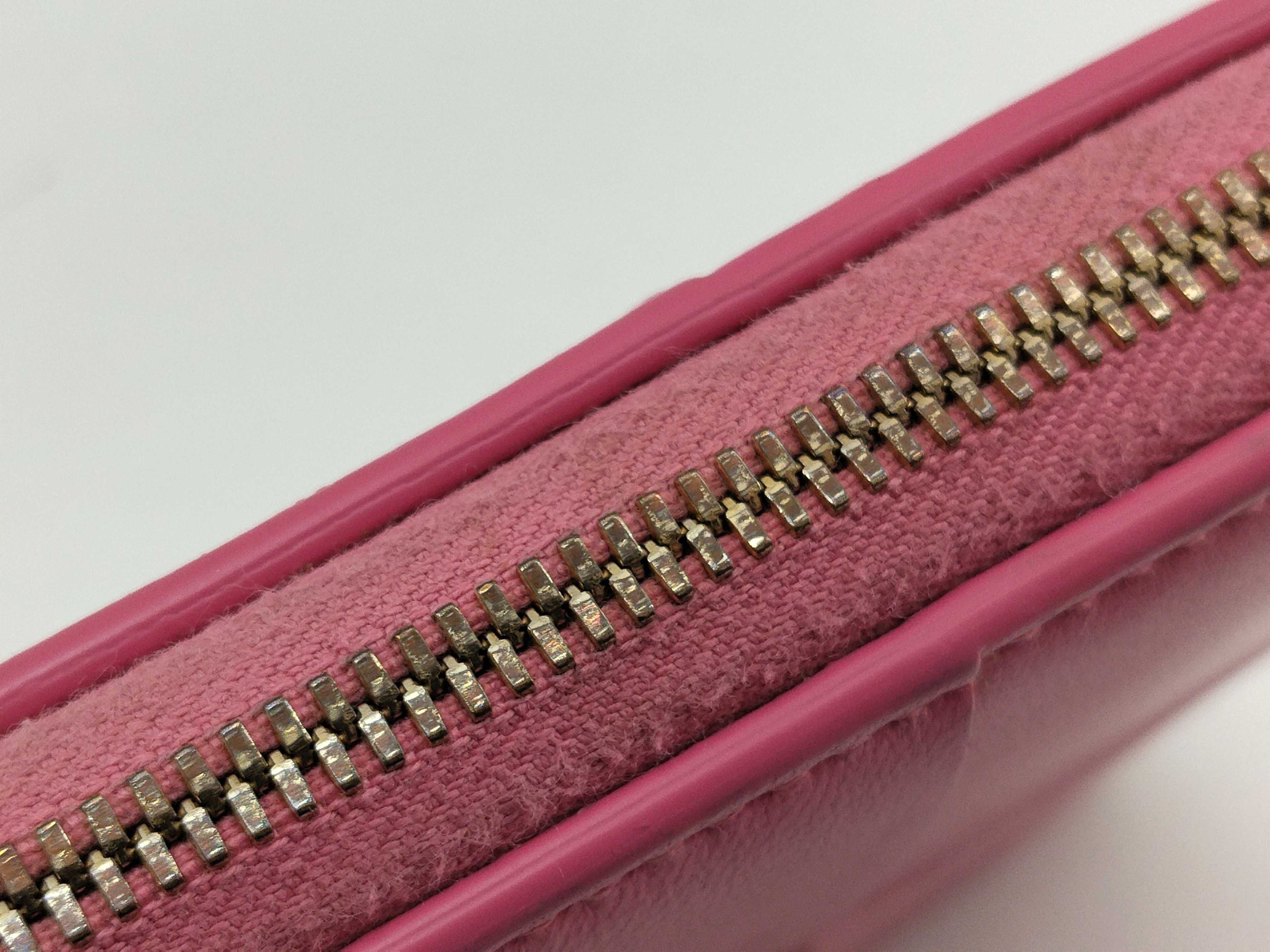 Intrecciato Long Wallet, Pink — view 8