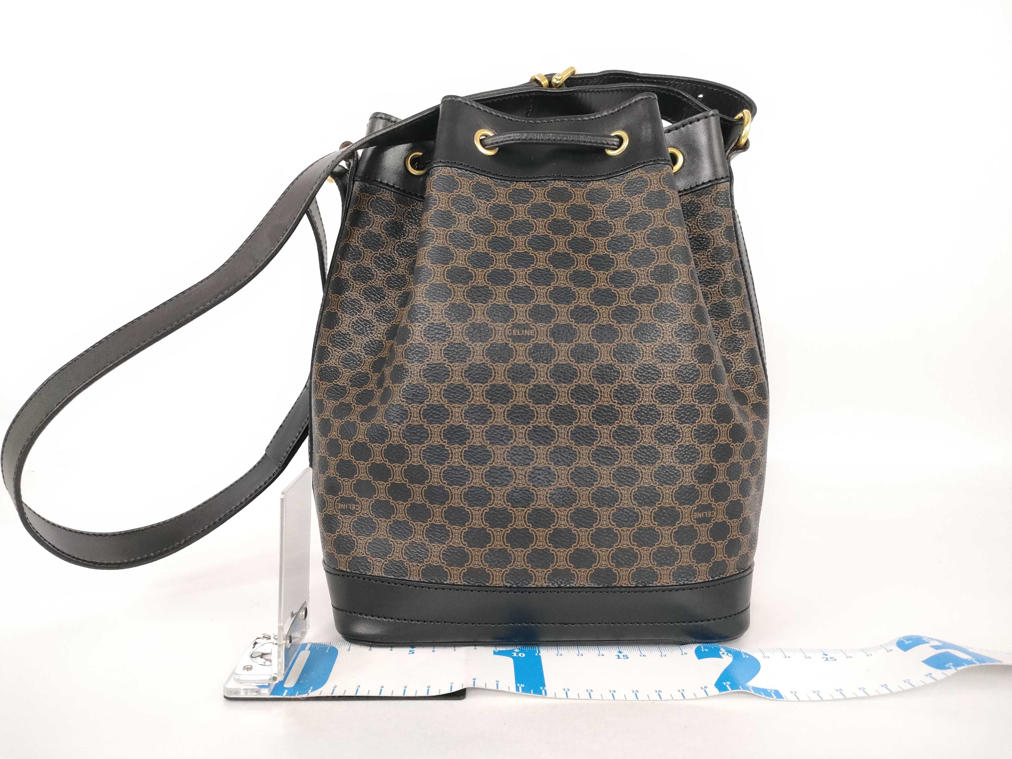 Black Macadam Drawstring Shoulder Bag — view 2