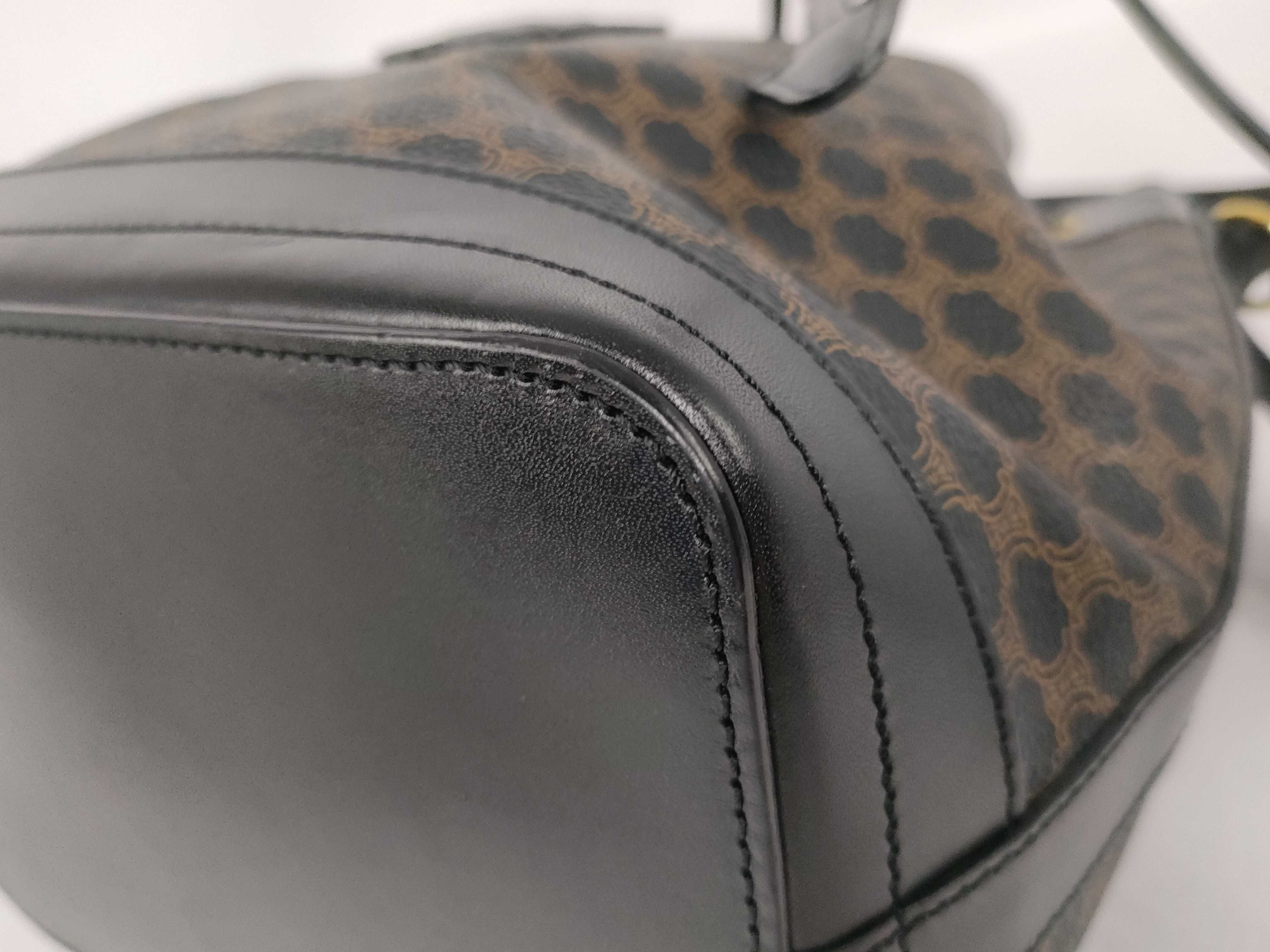 Black Macadam Drawstring Shoulder Bag — view 6