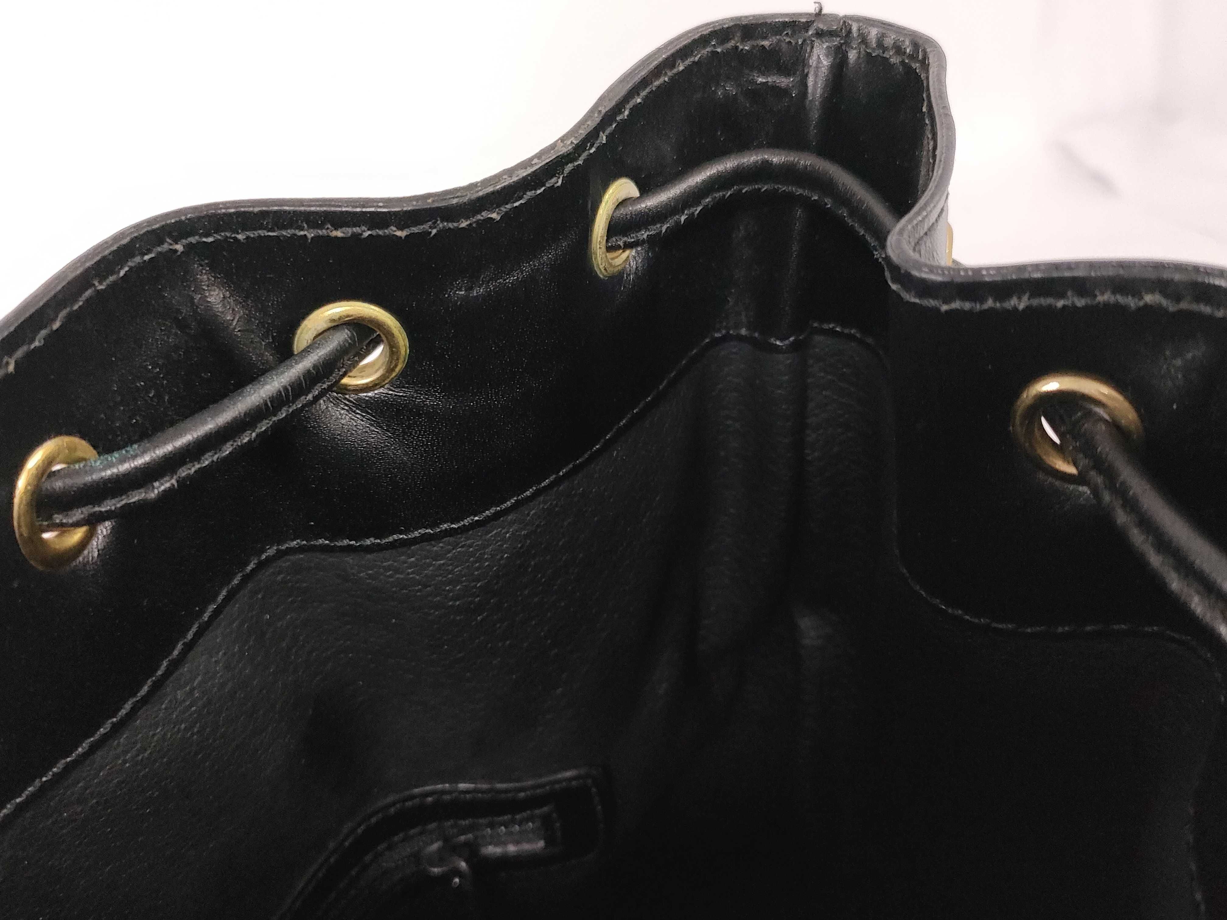 Black Macadam Drawstring Shoulder Bag — view 10