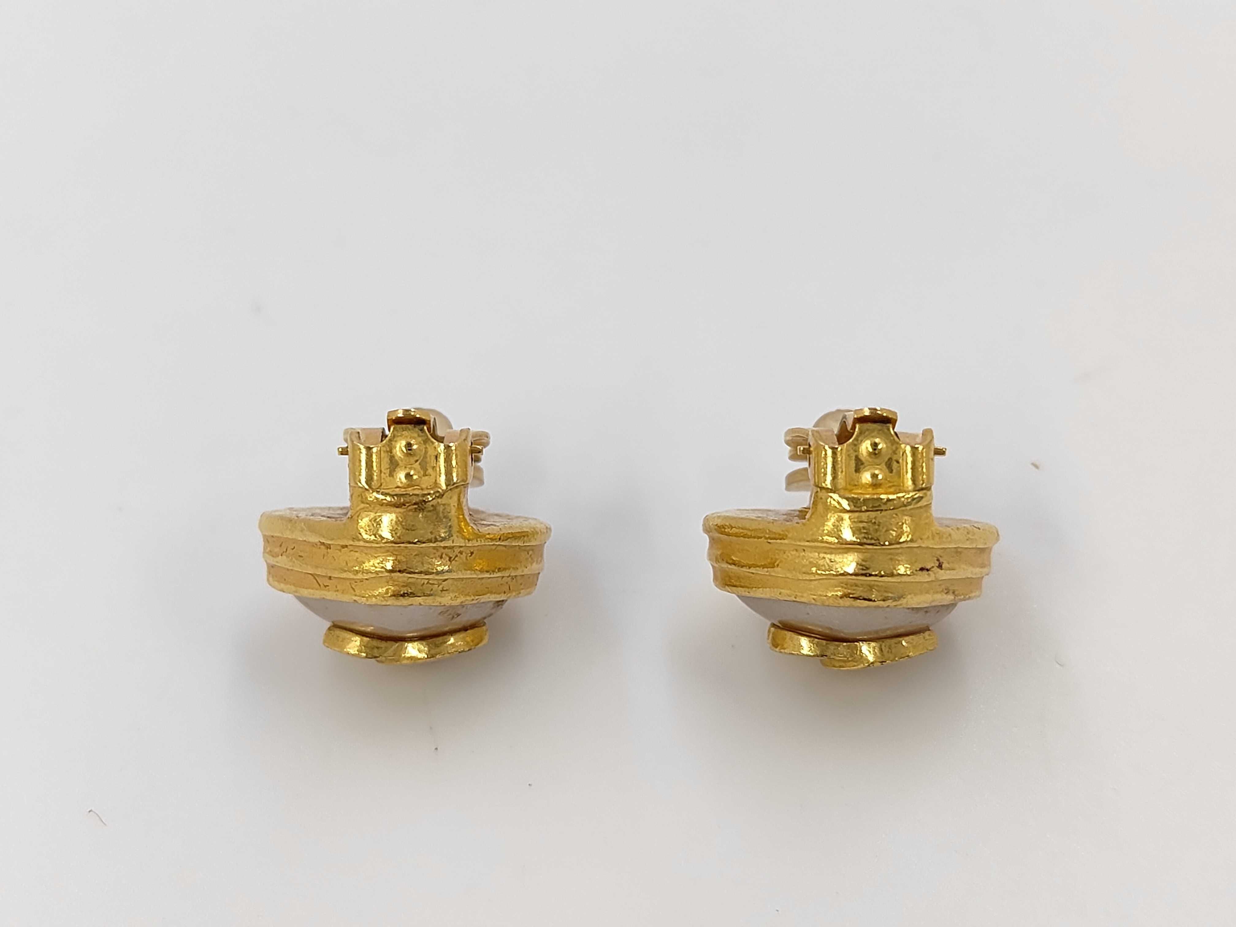 F Pearl Coco Earrings GP Earrings — view 2