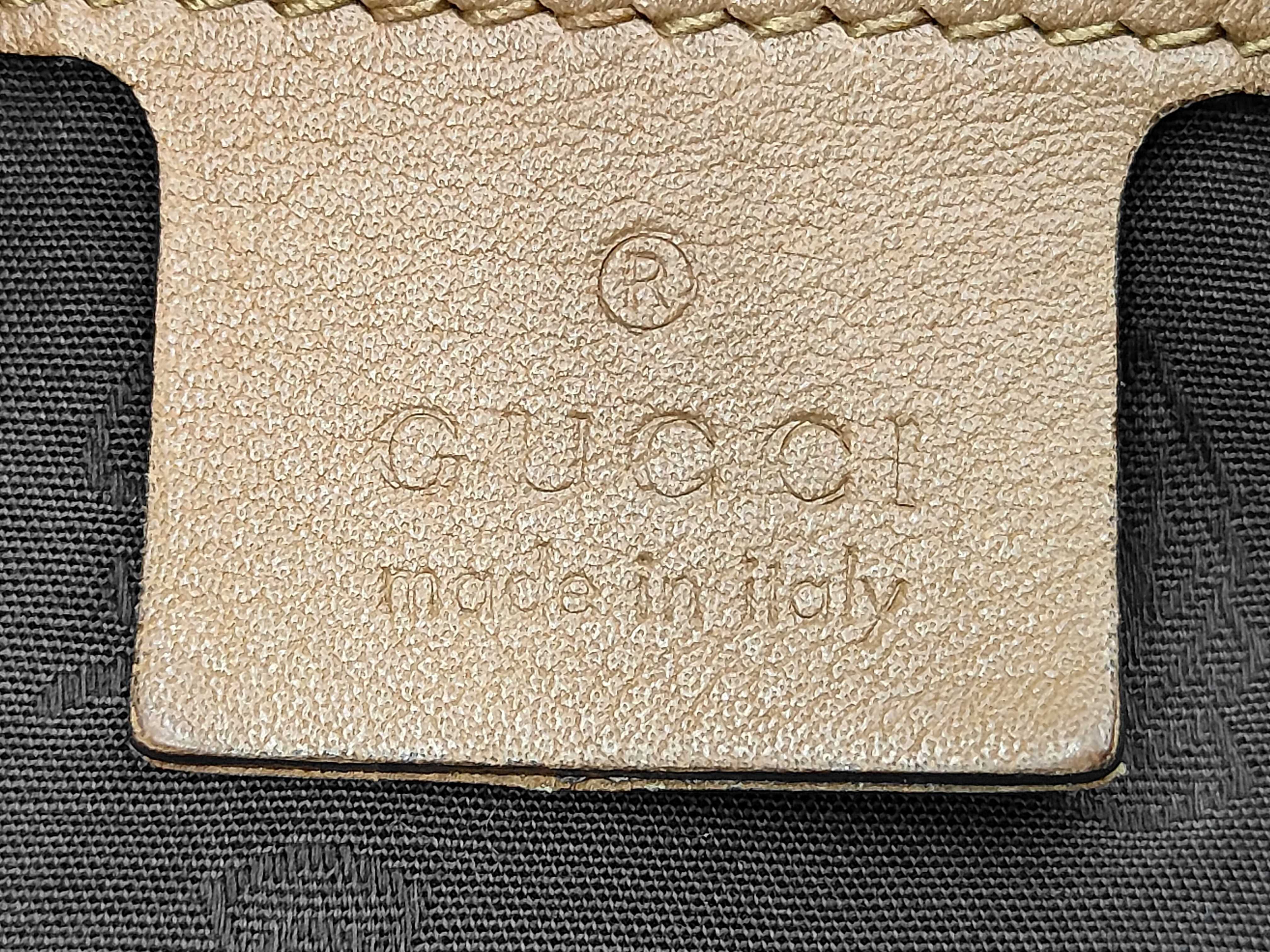 Horsebit Shoulder Bag Handbag GG Shima Leather Bag — view 10