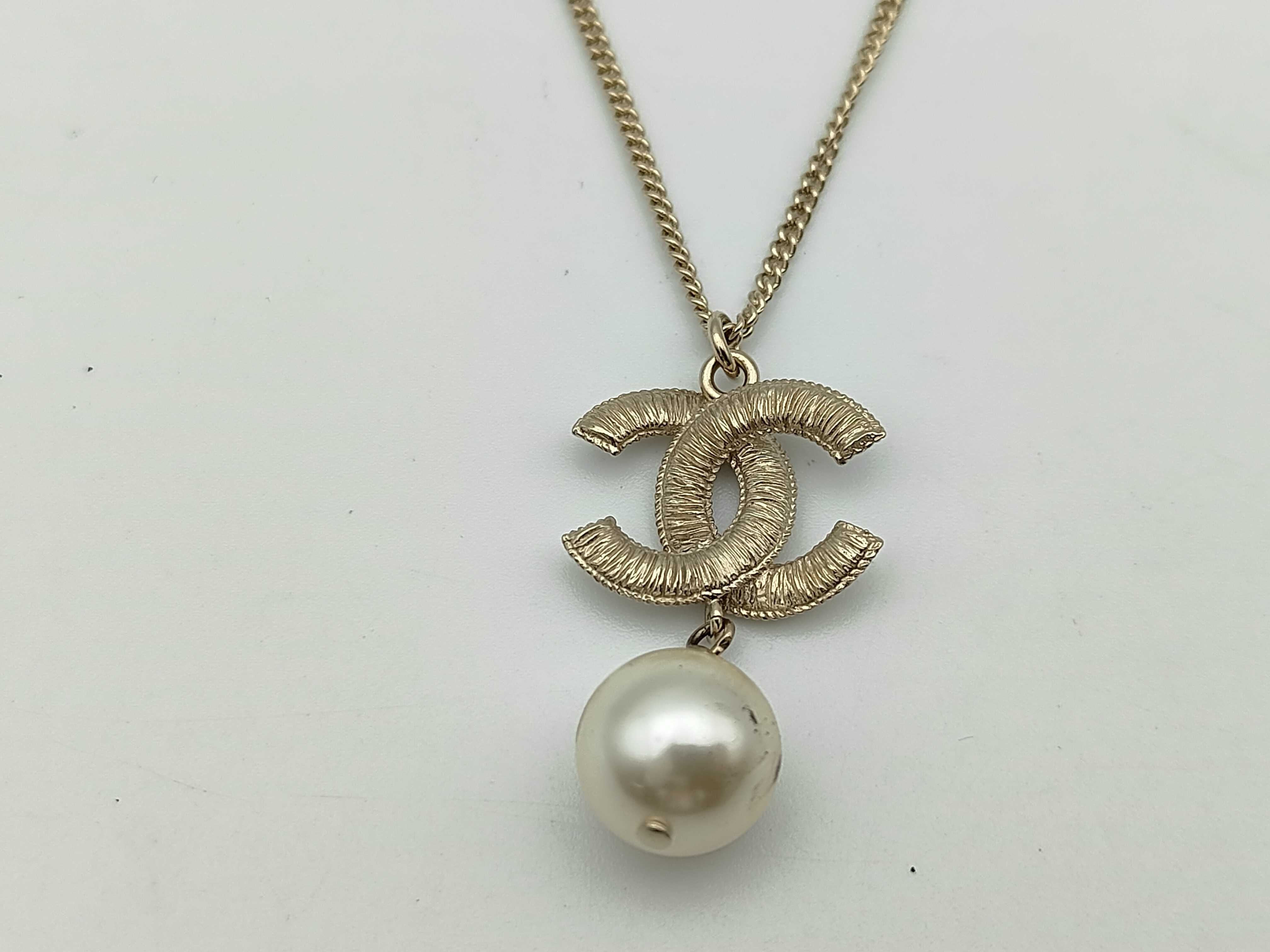 Coco Pearl Champagne Gold NC Necklace — view 2