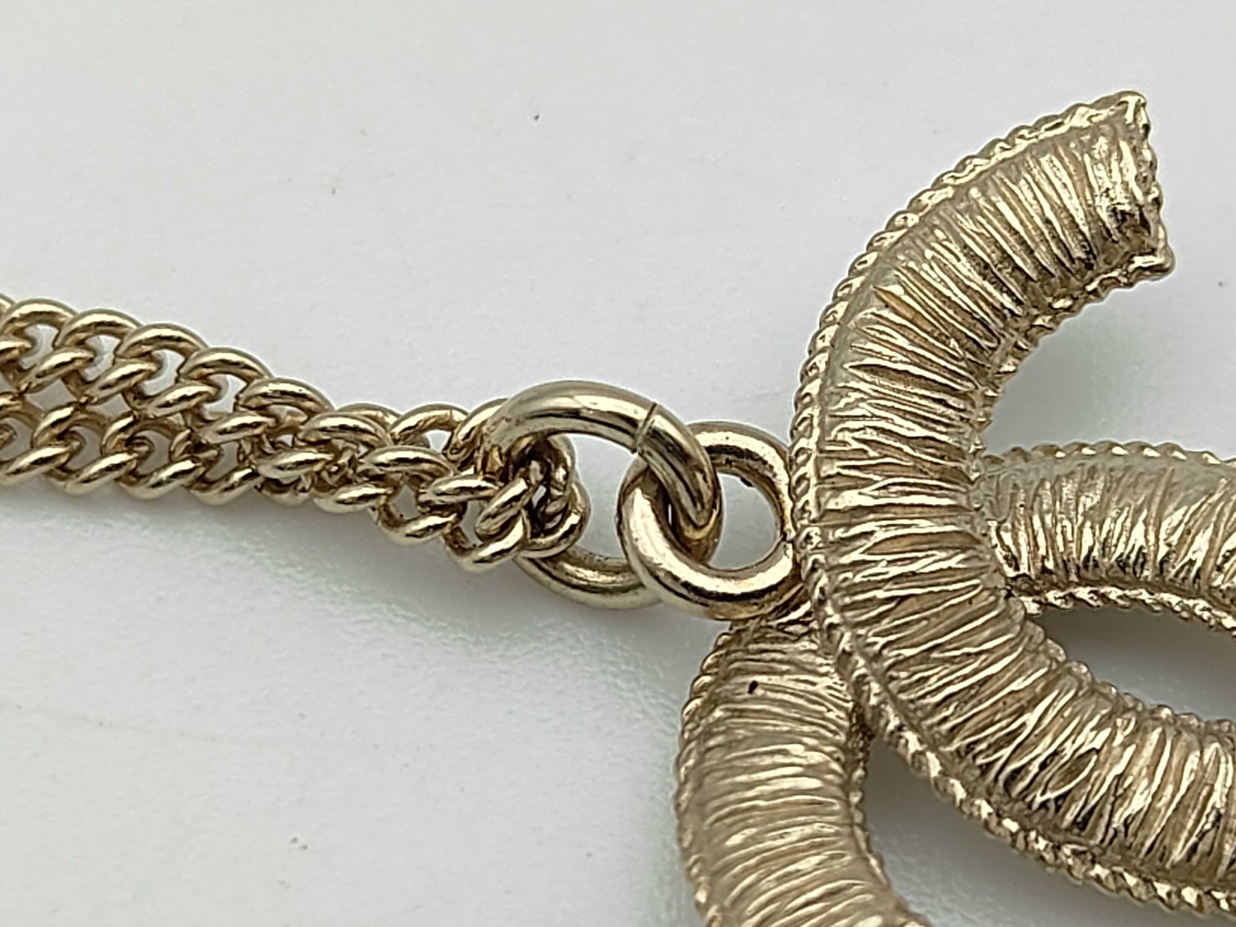 Coco Pearl Champagne Gold NC Necklace — view 9