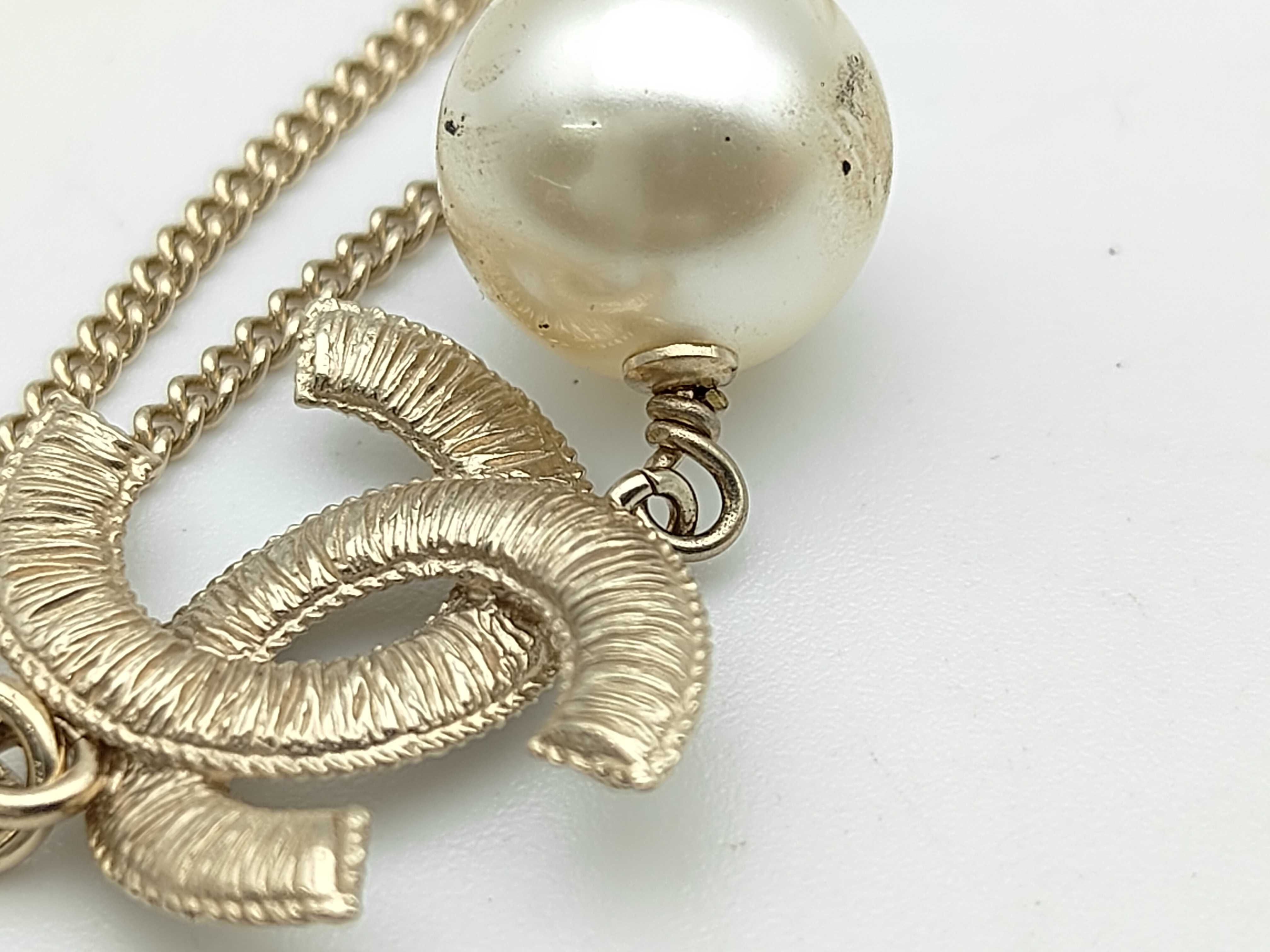 Coco Pearl Champagne Gold NC Necklace — view 10