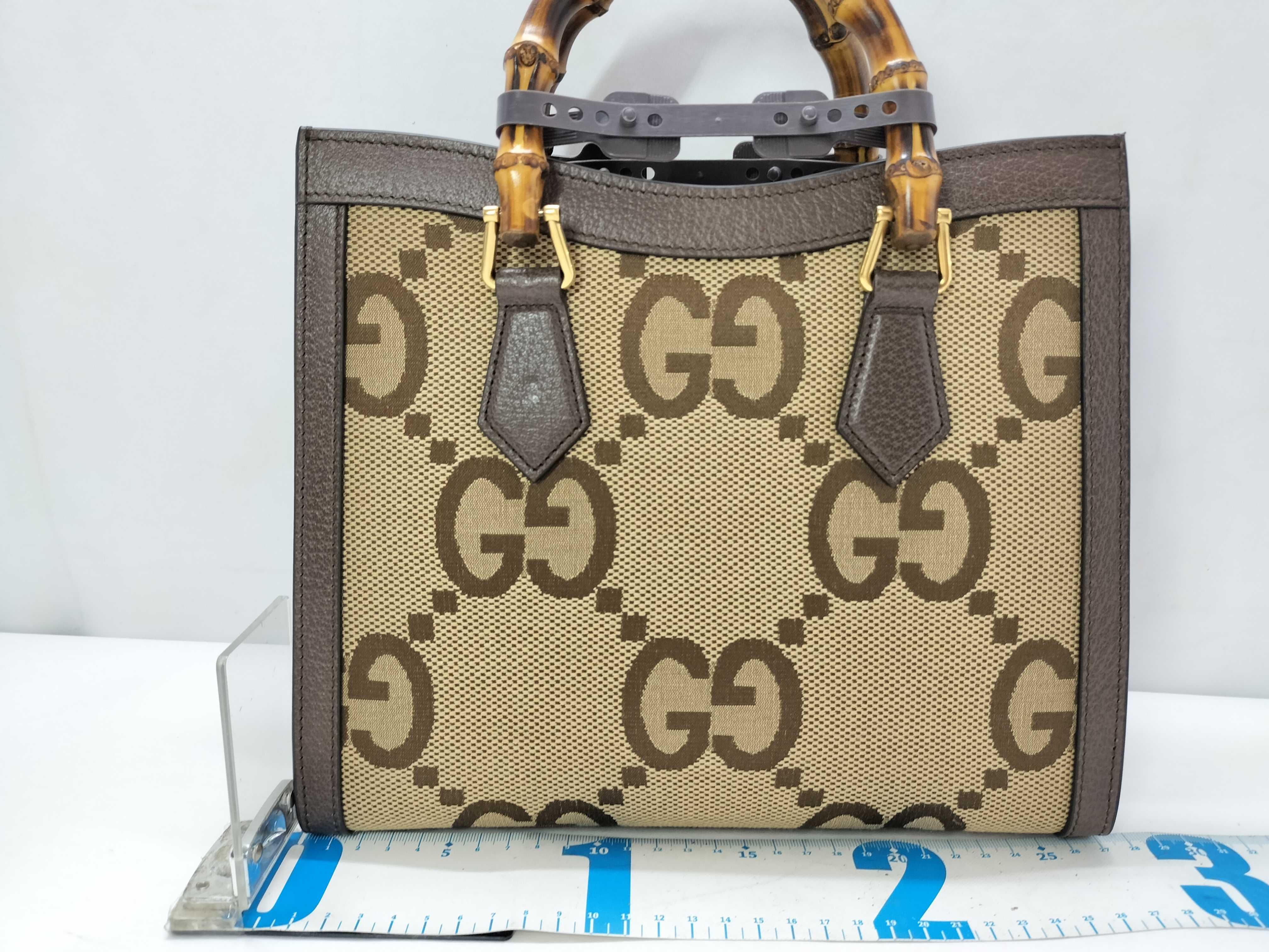 Bamboo Gucci Bamboo GG Diana Jumbo GG Tote Bag Shoulder Bag — view 2