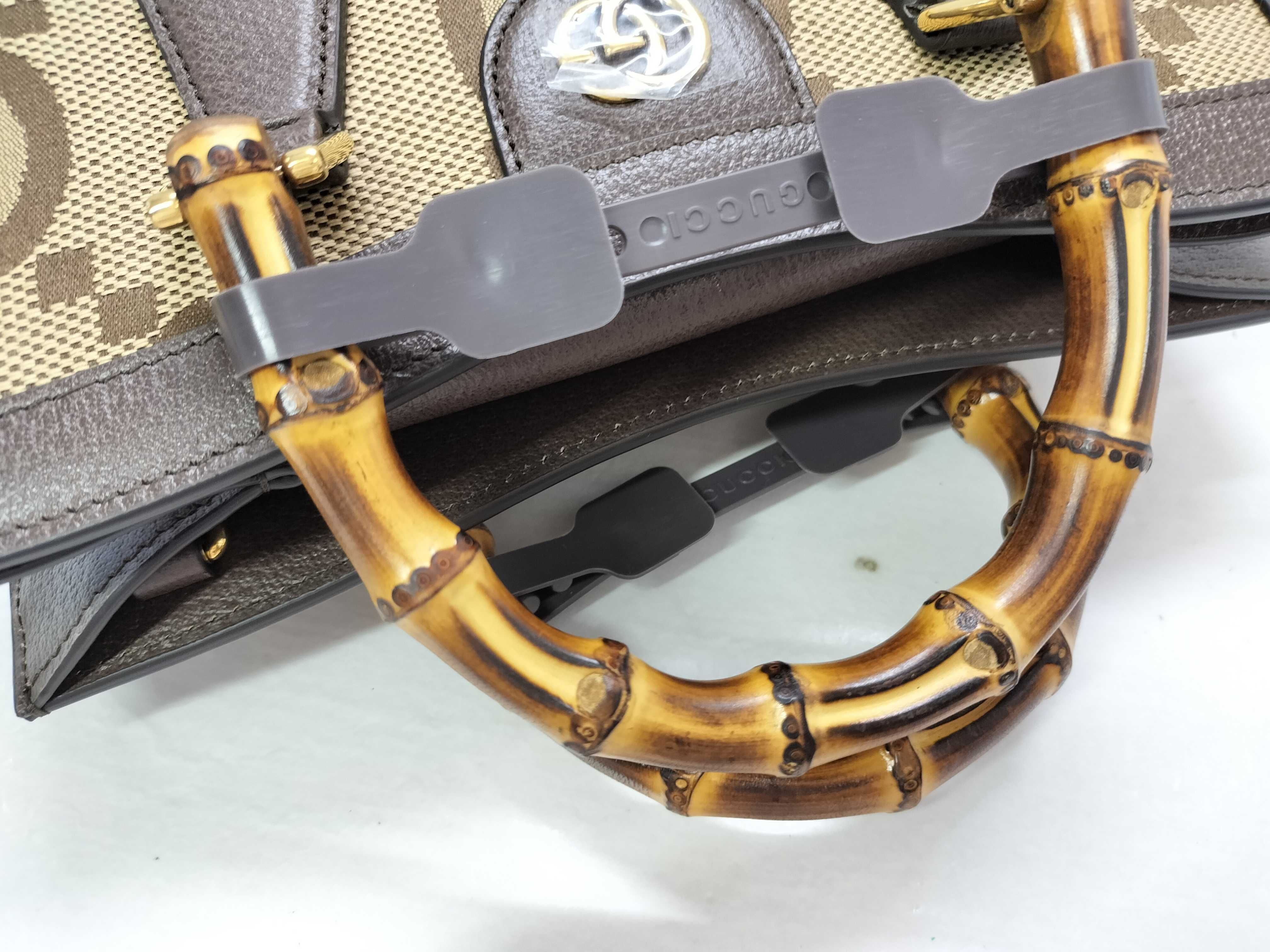 Bamboo Gucci Bamboo GG Diana Jumbo GG Tote Bag Shoulder Bag — view 3
