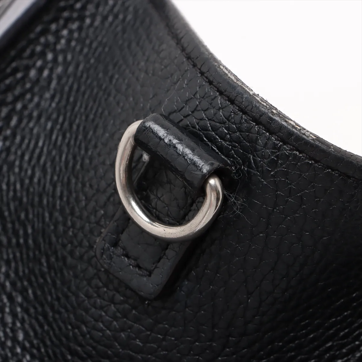 Luggage Nano Shopper Leather 2-Way Handbag, Black — view 12