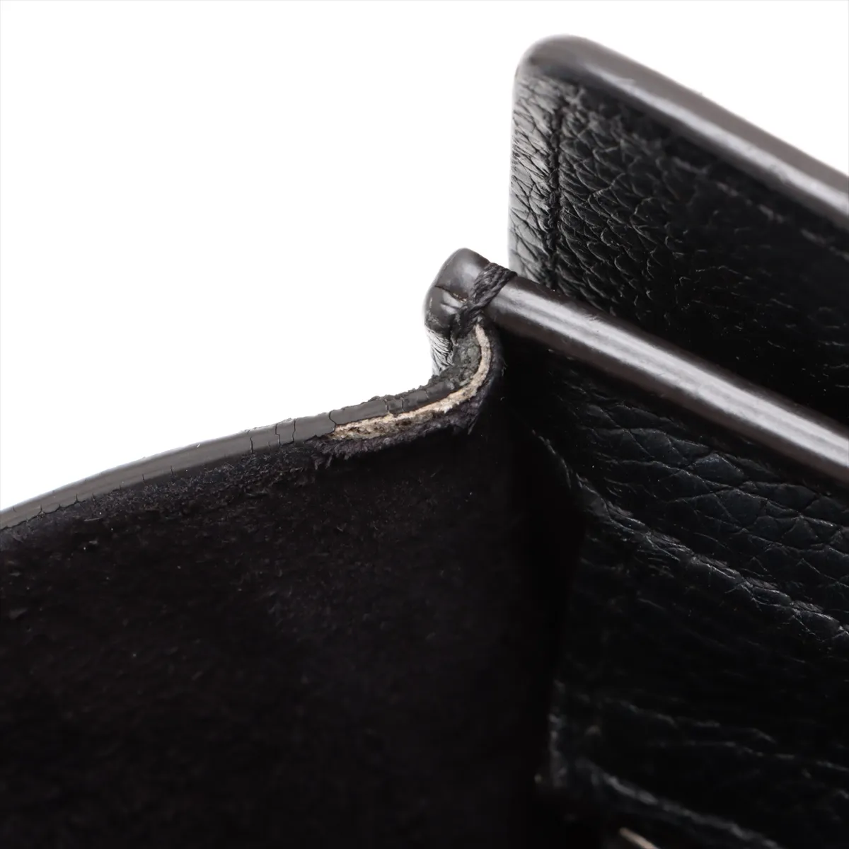Luggage Nano Shopper Leather 2-Way Handbag, Black — view 15