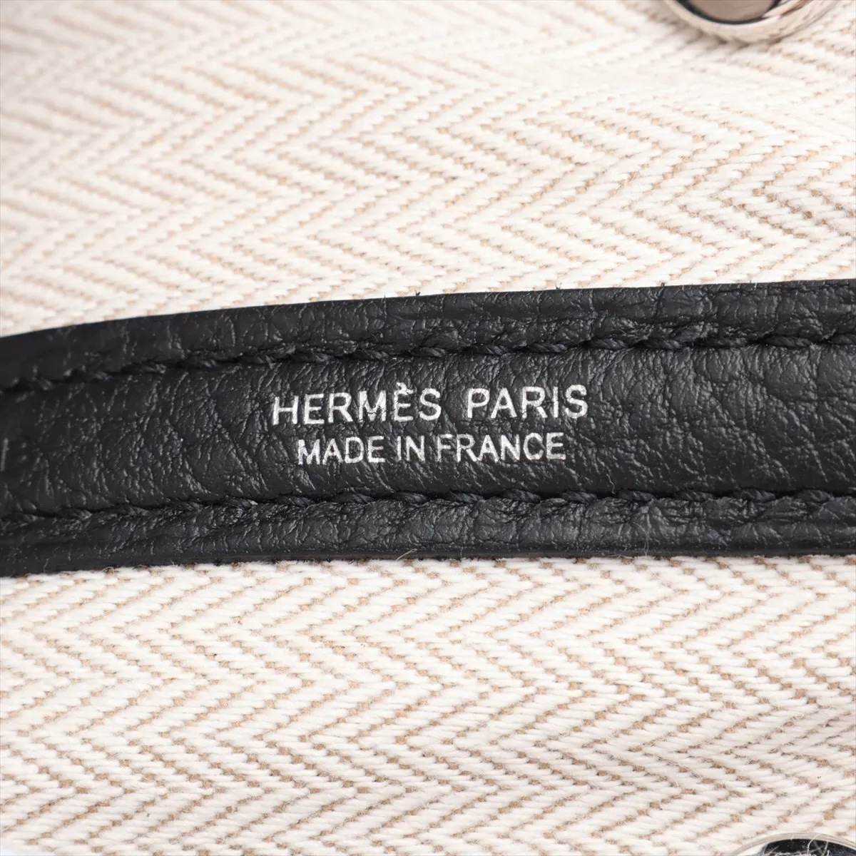 [Individually packaged] Hermes Garden Party 30 TPM Negonda Black Silver Hardware B: 2023 — view 9