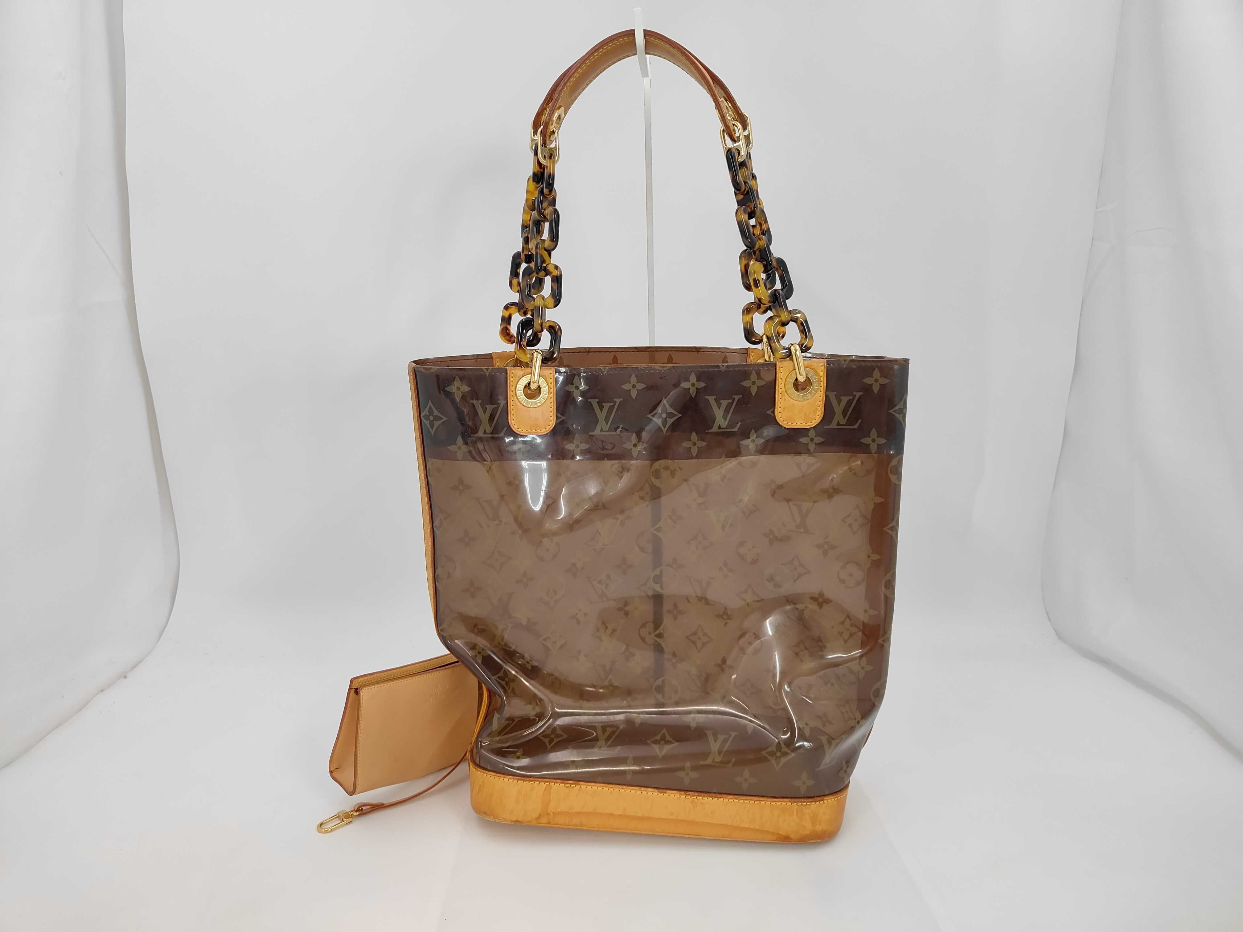 Cabas Ambre MM Tote Bag, Monogram Vinyl, M92501 (Handbag)