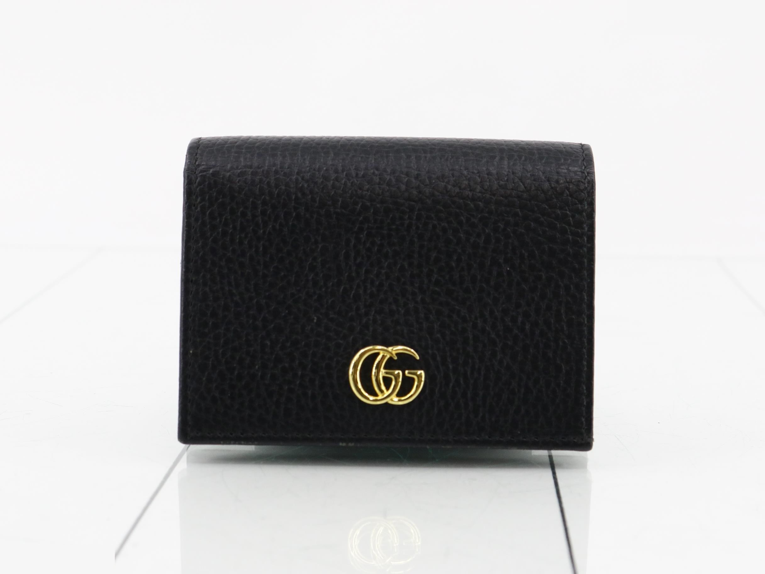 Marmont bi-fold wallet, black, 456126, 2149
