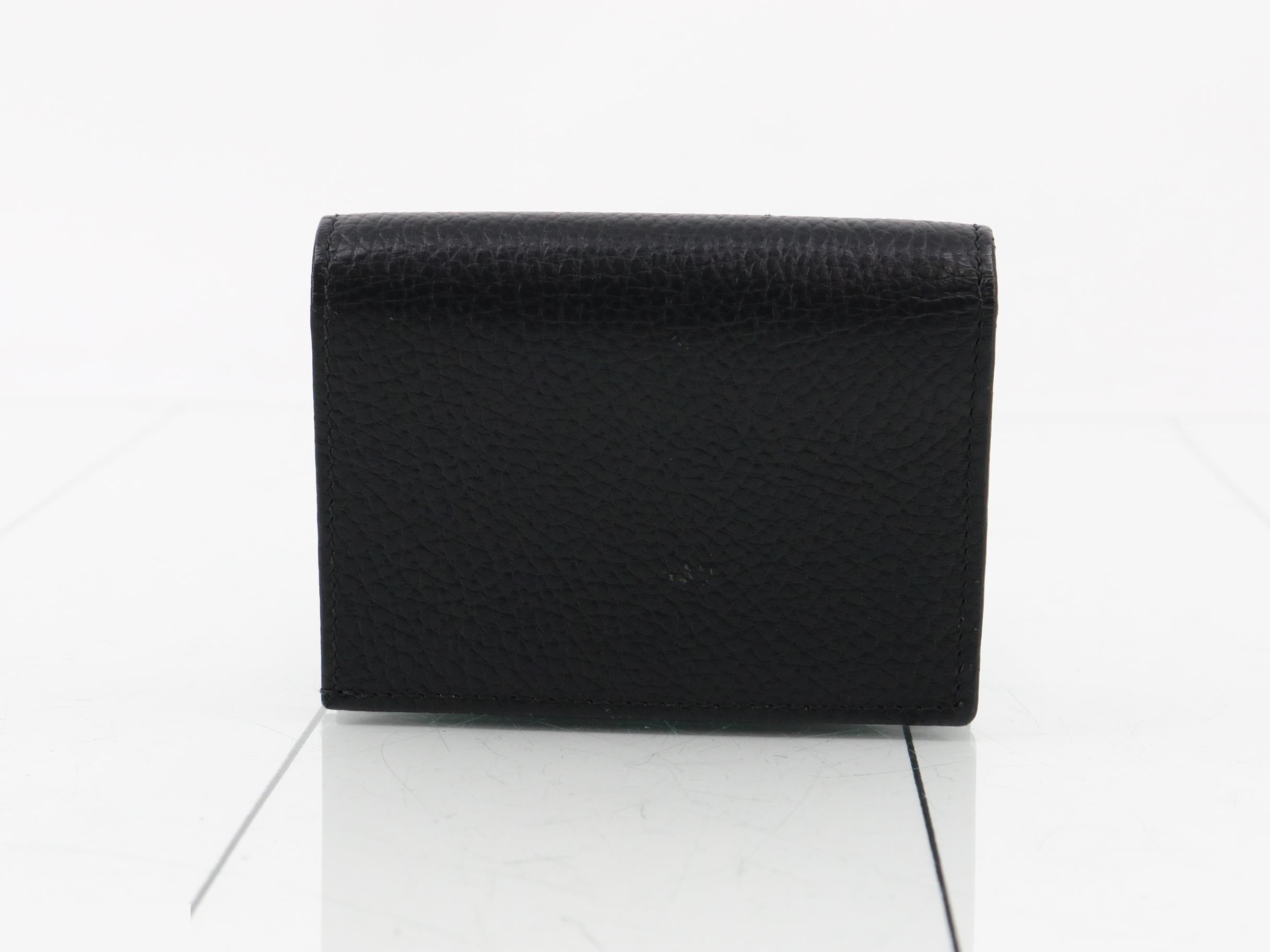 Marmont bi-fold wallet, black, 456126, 2149 — view 2