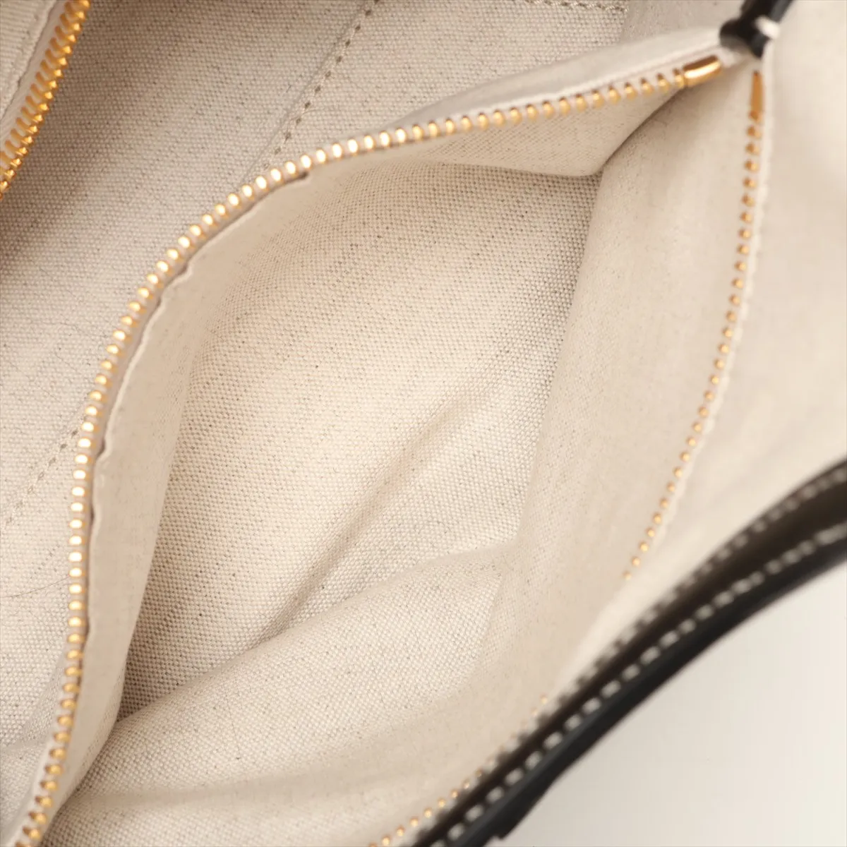 Ivy Leather 2-Way Handbag, Black — view 10